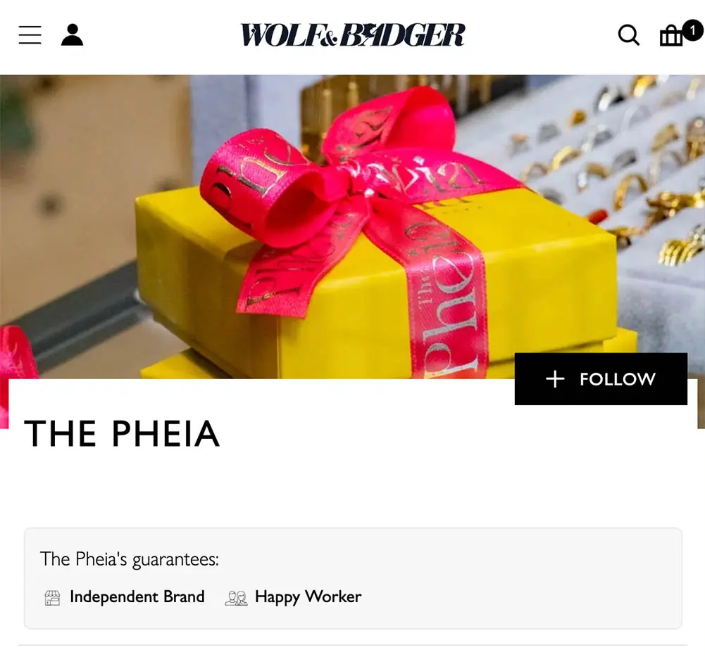 Wolf & Badger Londra: Londra merkezli, bağımsız ve etik tasarımcıların küresel platformu Wolf & Badger'da seçkin tasarımcı.