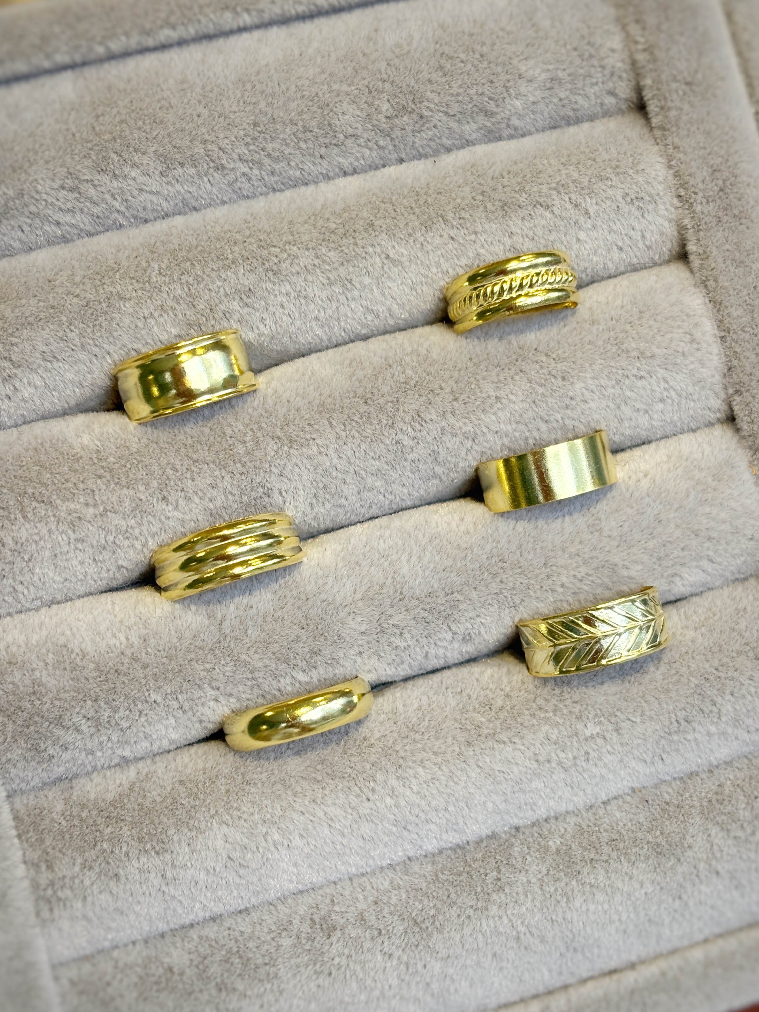 Gold Ayak Parmak Yüzüğü | 925 Ayar Gümüş