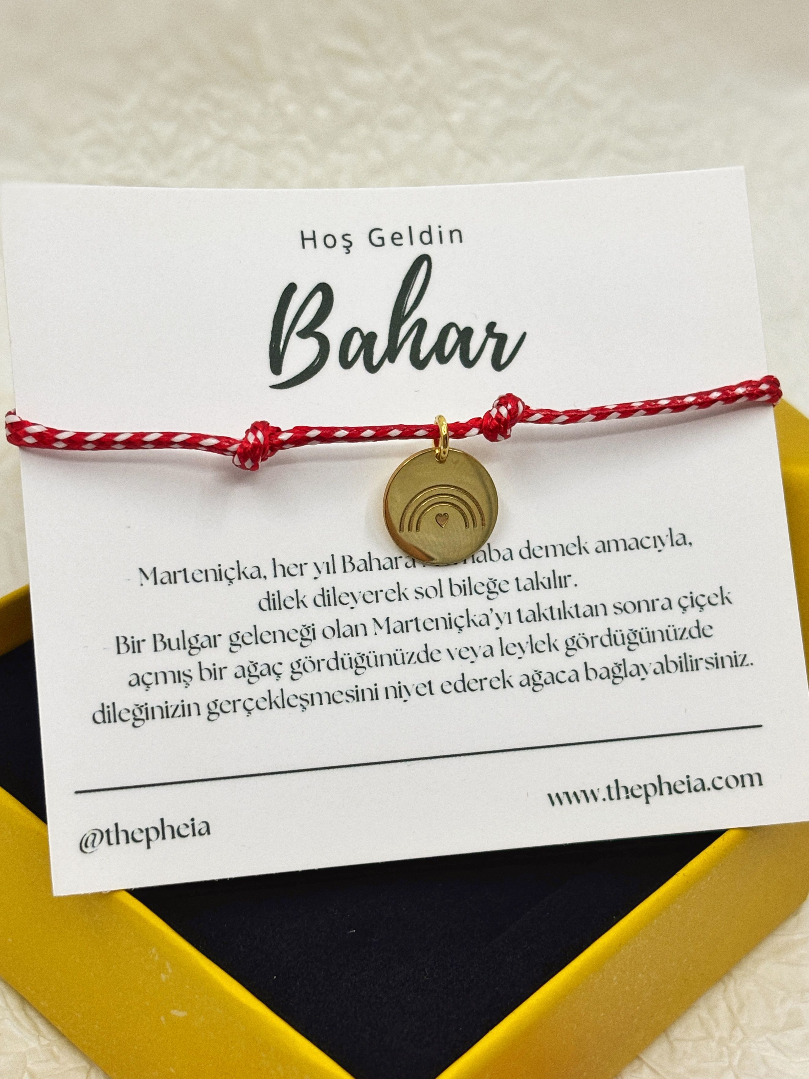  Gökkuşağı Yuvarlak Plaka Marteniçka Bileklik | 925 Ayar Gümüş