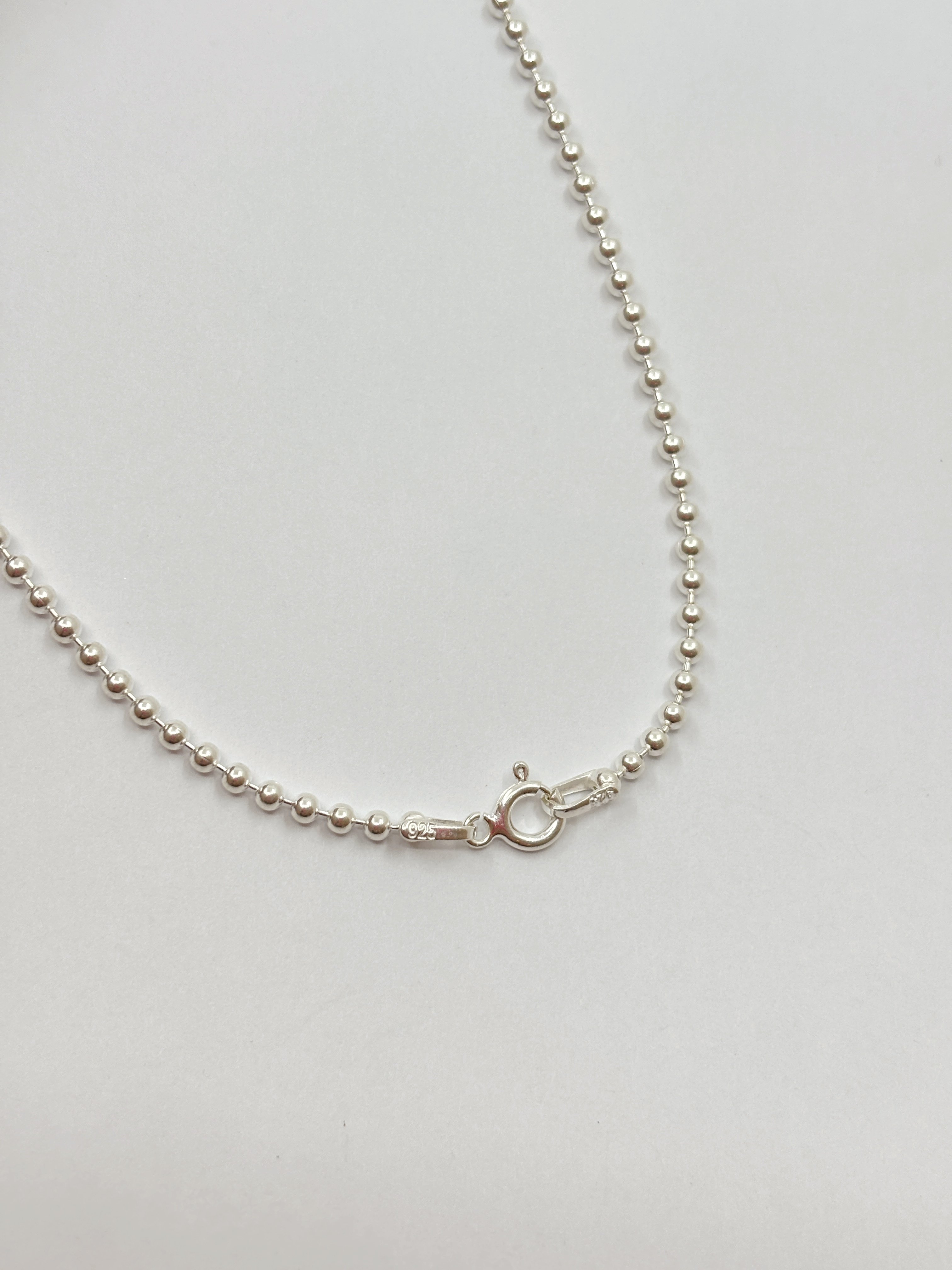 Top Top Zincir Kolye 2.5 mm | 925 Ayar Gümüş