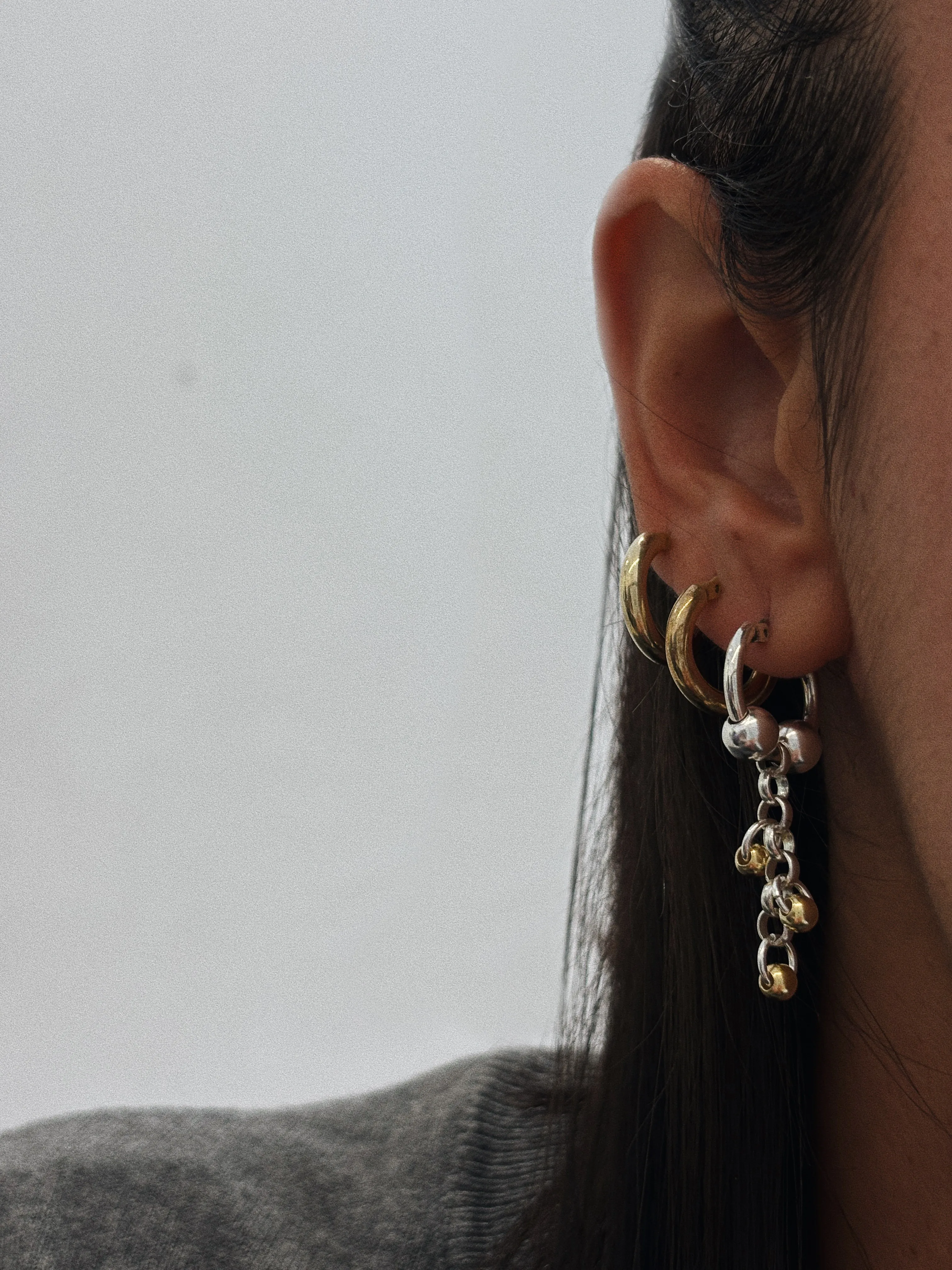 Crash Naomi Mix Küpe | 925 Ayar Gümüş