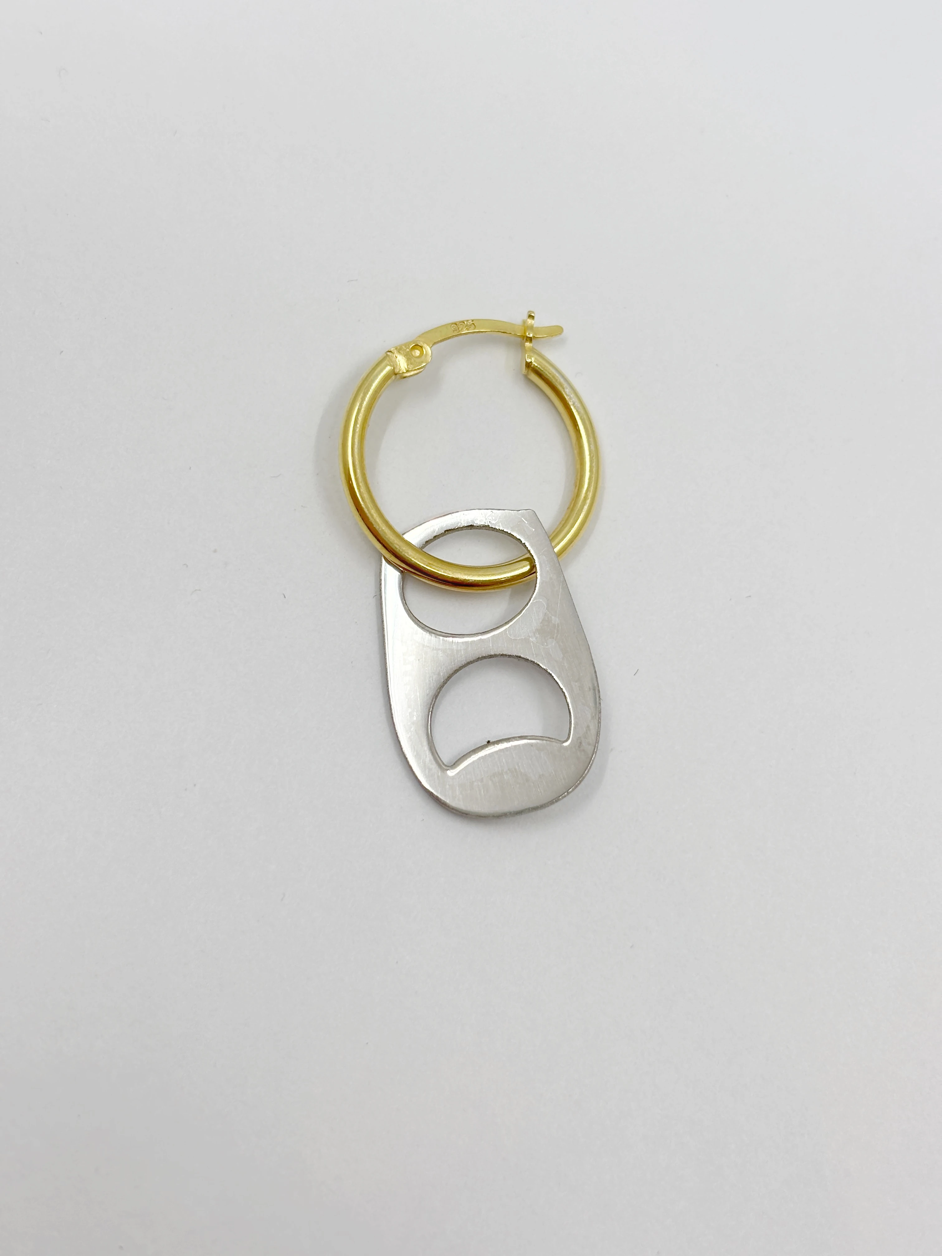 Soda Tab Mix Küpe | 925 Ayar Gümüş