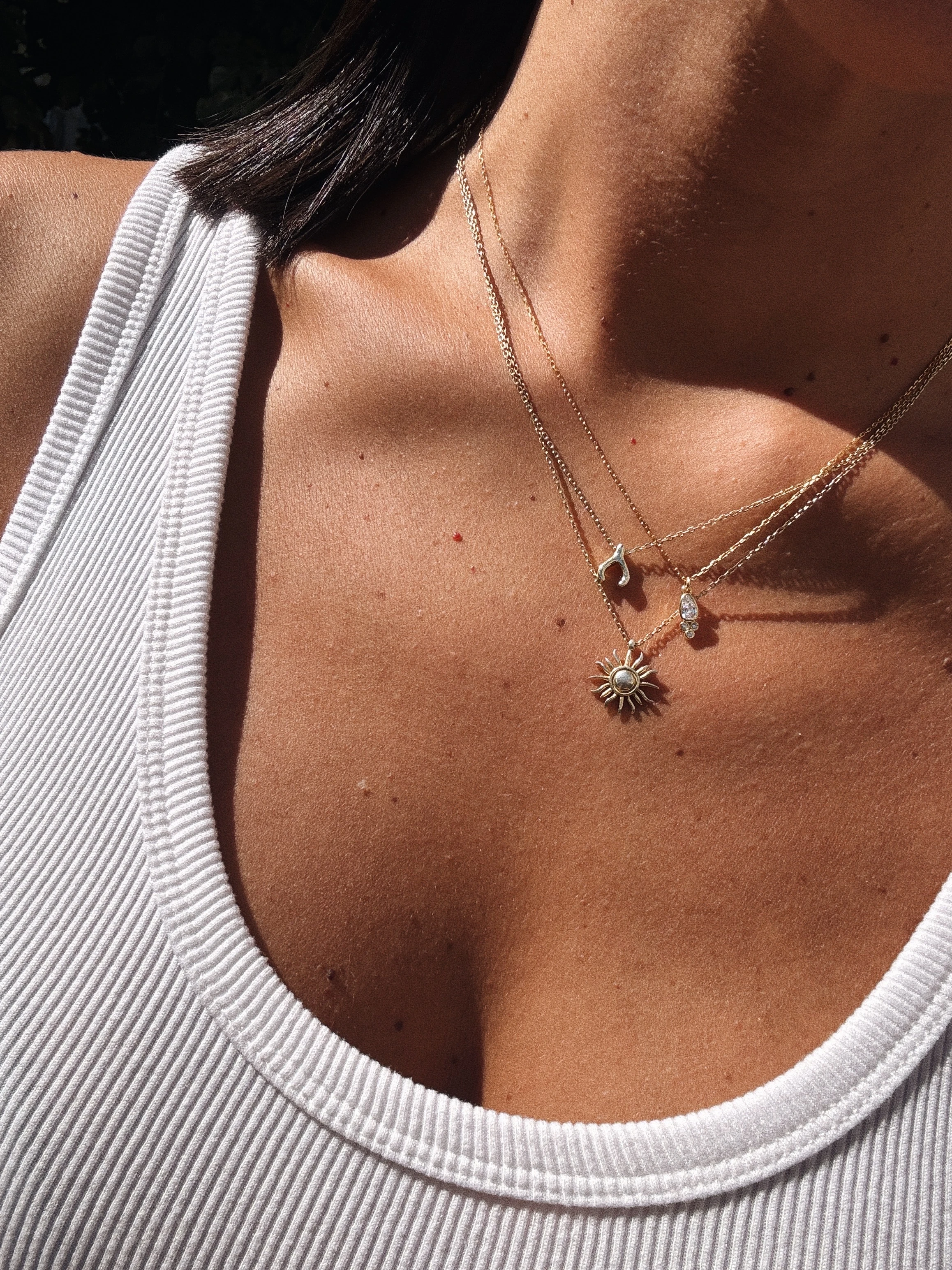 Minik Çıtır Güneş Kolye | 925 Ayar Gümüş