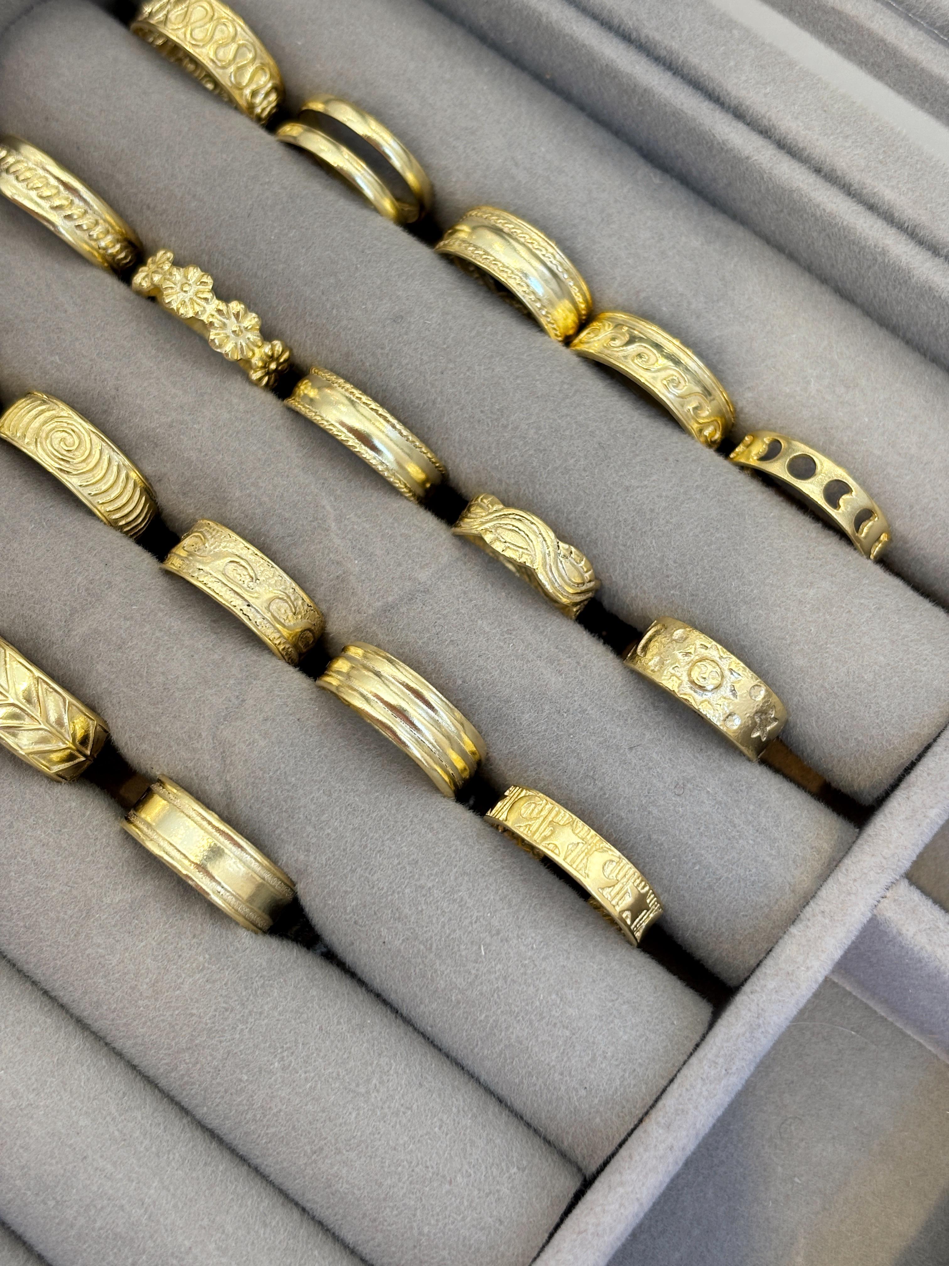 Gold Ayak Parmağı Yüzük | 925 Ayar Gümüş
