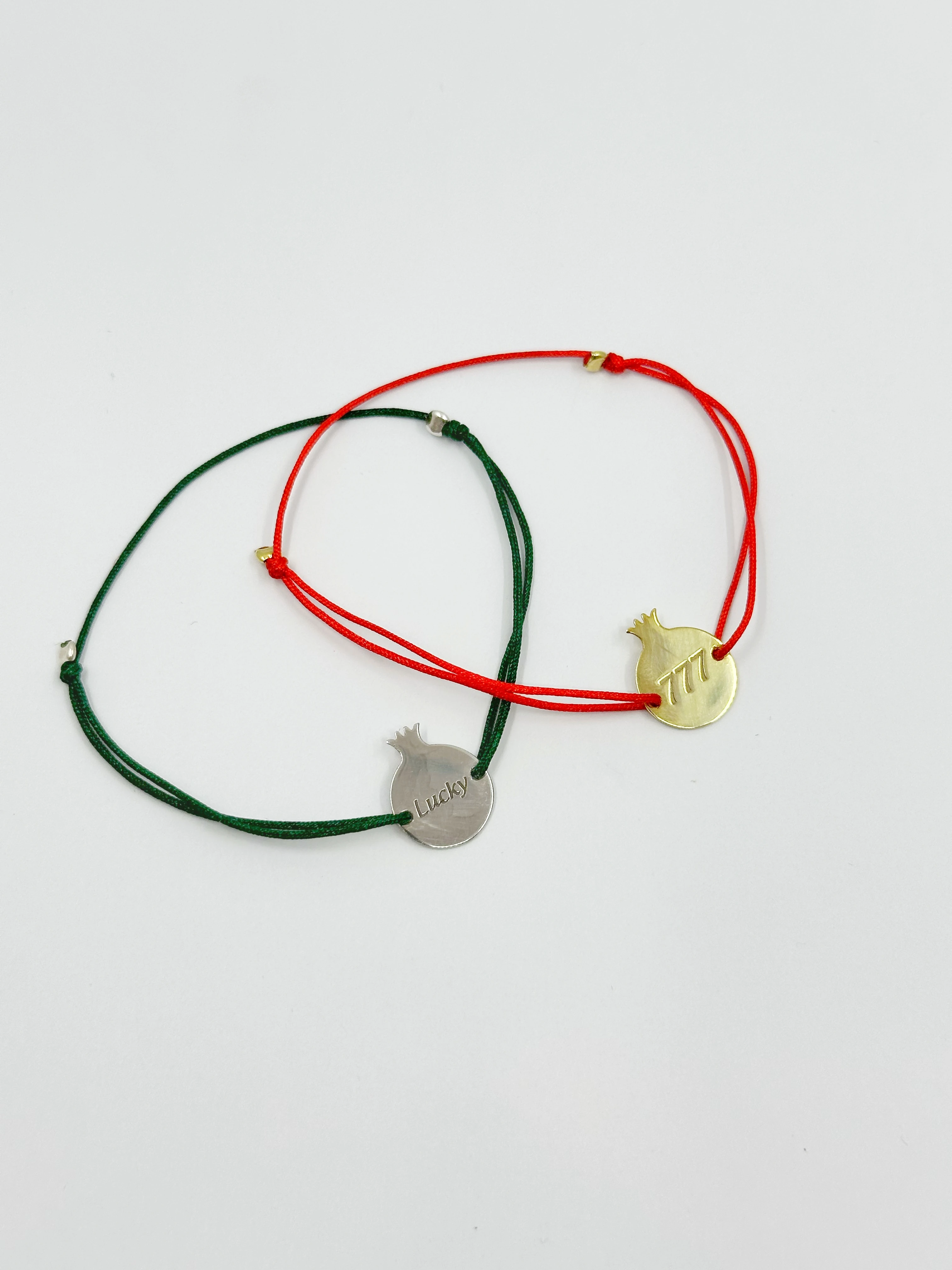 İsme Özel Yılbaşı Nar Bileklik | 925 Ayar Gümüş