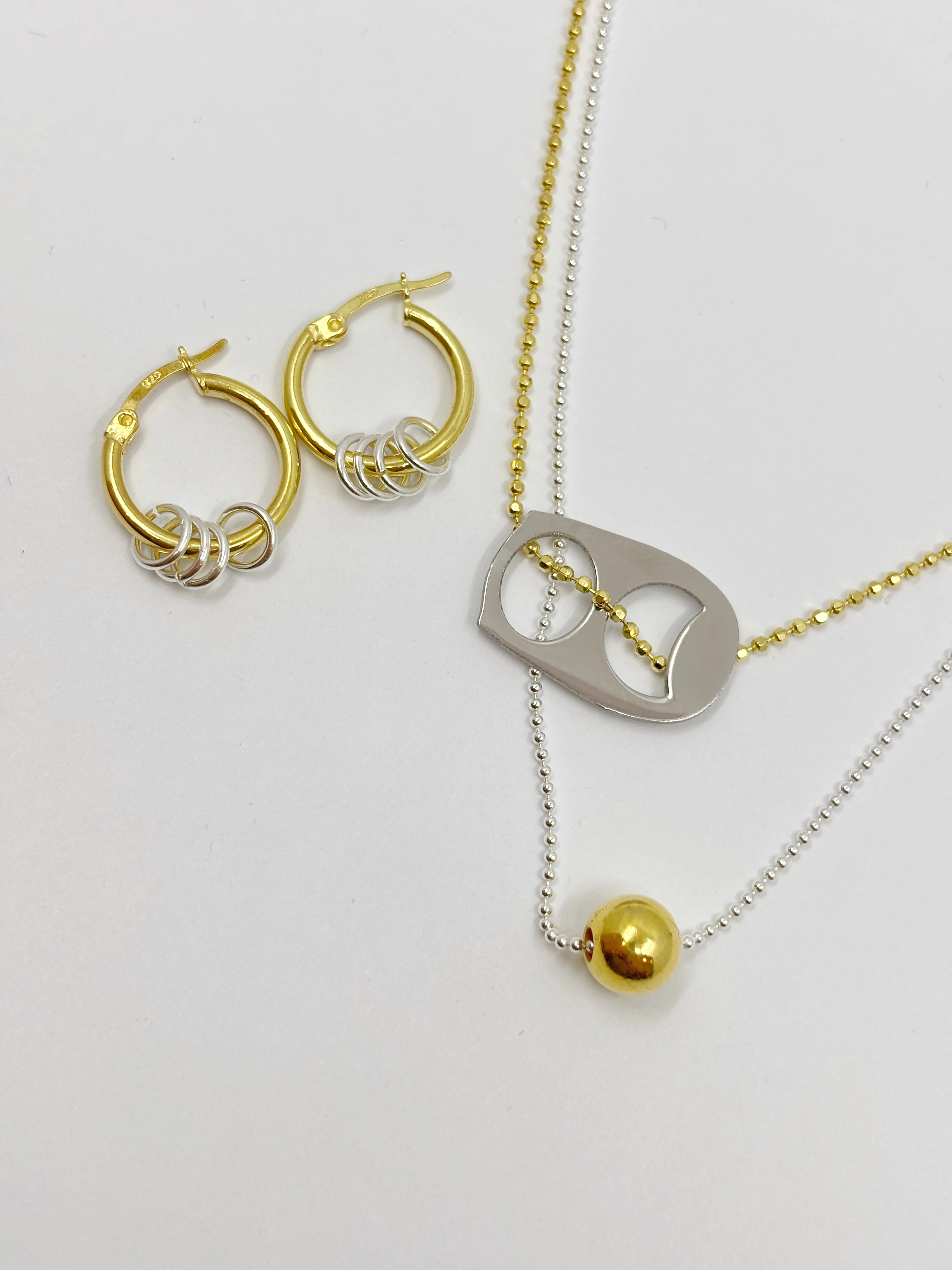 Soda Tab Mix Kolye | 925 Ayar Gümüş