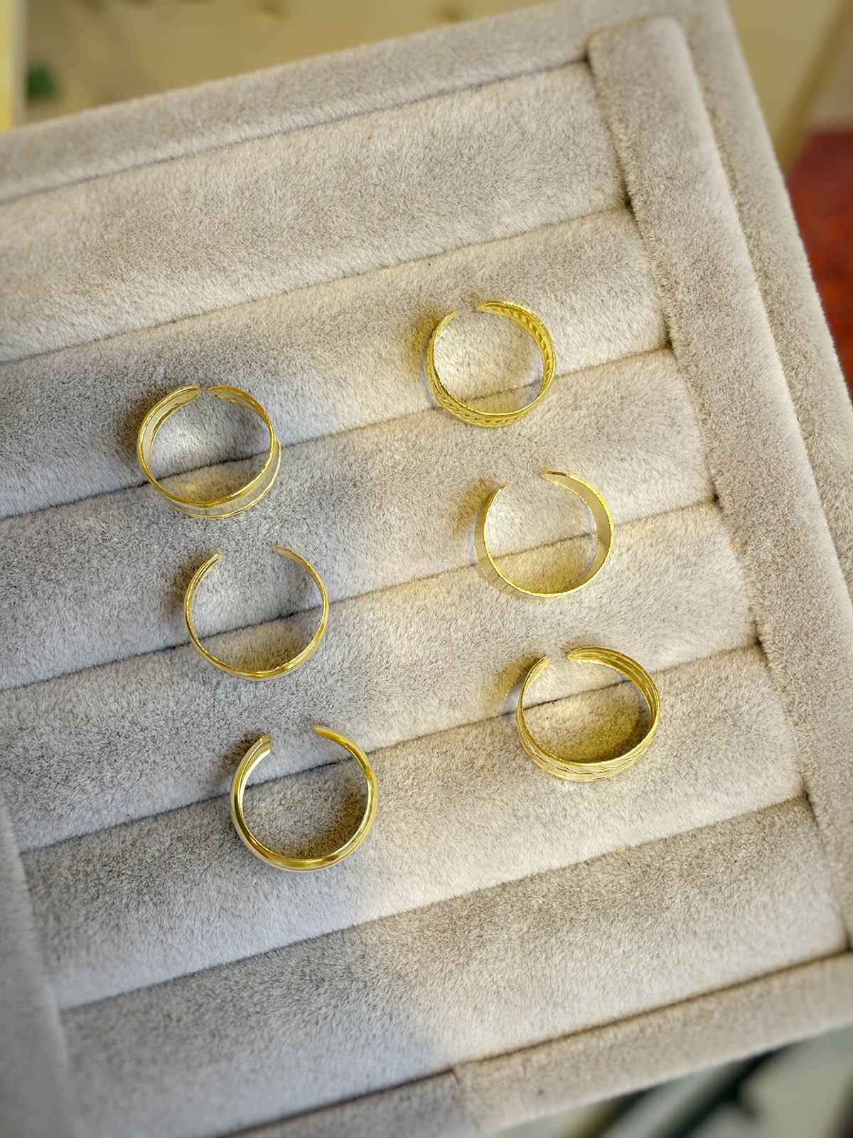 Gold Ayak Parmak Yüzüğü | 925 Ayar Gümüş