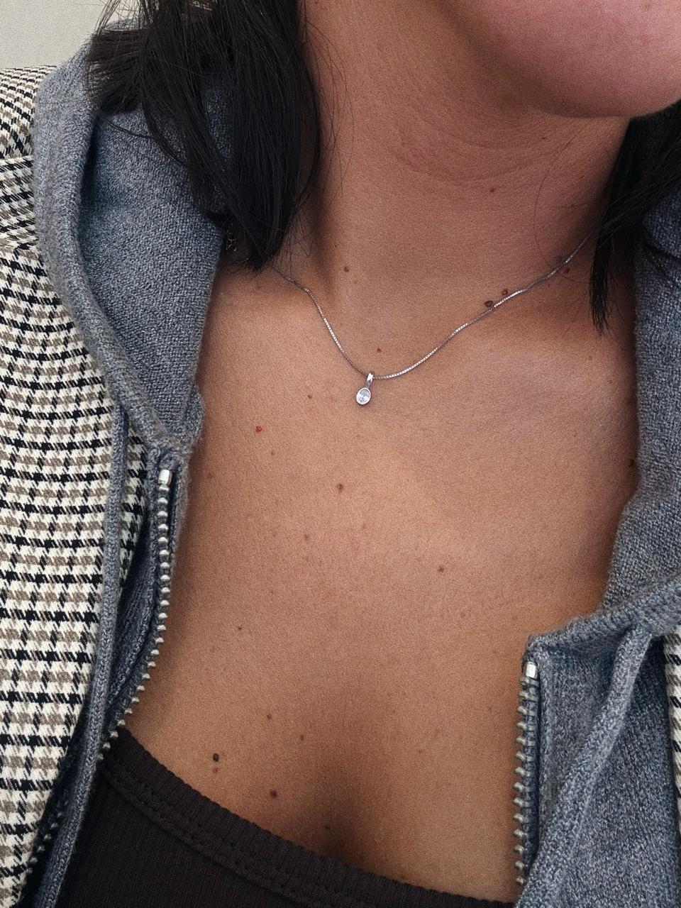 Minimal Renkli Kolye| 925 Ayar Gümüş