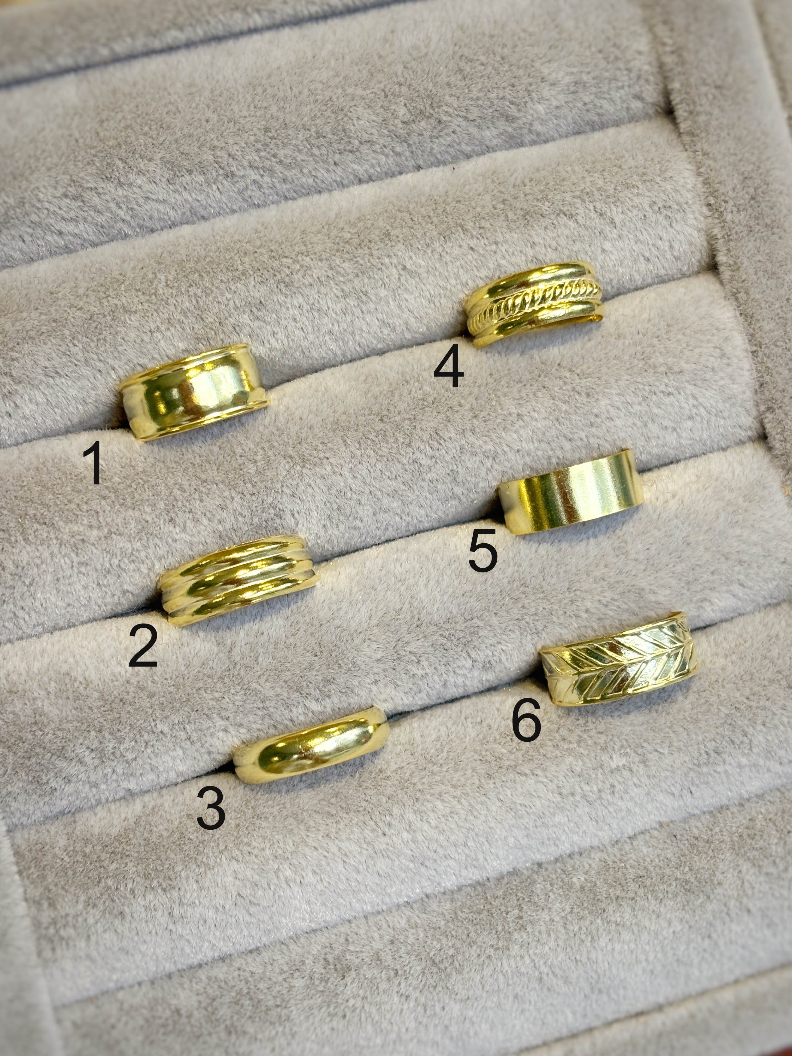 Gold Ayak Parmak Yüzüğü | 925 Ayar Gümüş