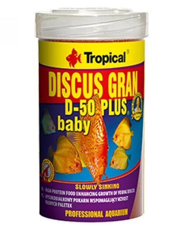 Tropical Discus Gran D 50 Plus Baby 250ml 130gr