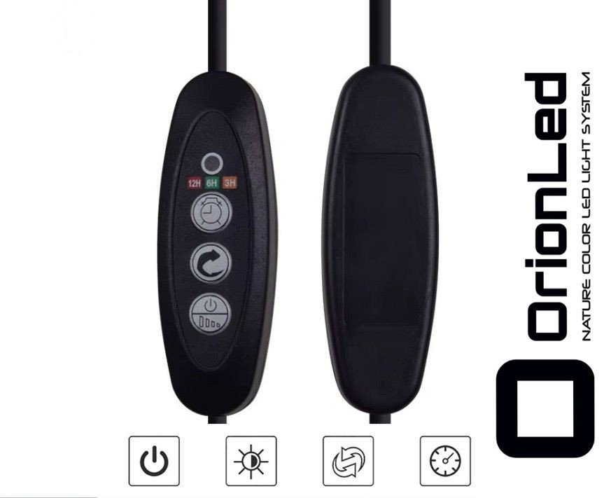 OrionLed C Serisi Akvaryum Led Aydınlatma Siyah 45cm