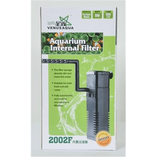Venusaqua 2002F 500L/H 5W Akvaryum İç Filtre