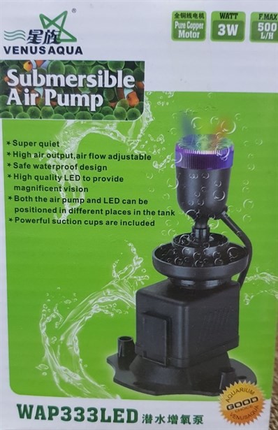 Venusaqua Wap-333 Led Işıklı Dalgıç Hava Pompası