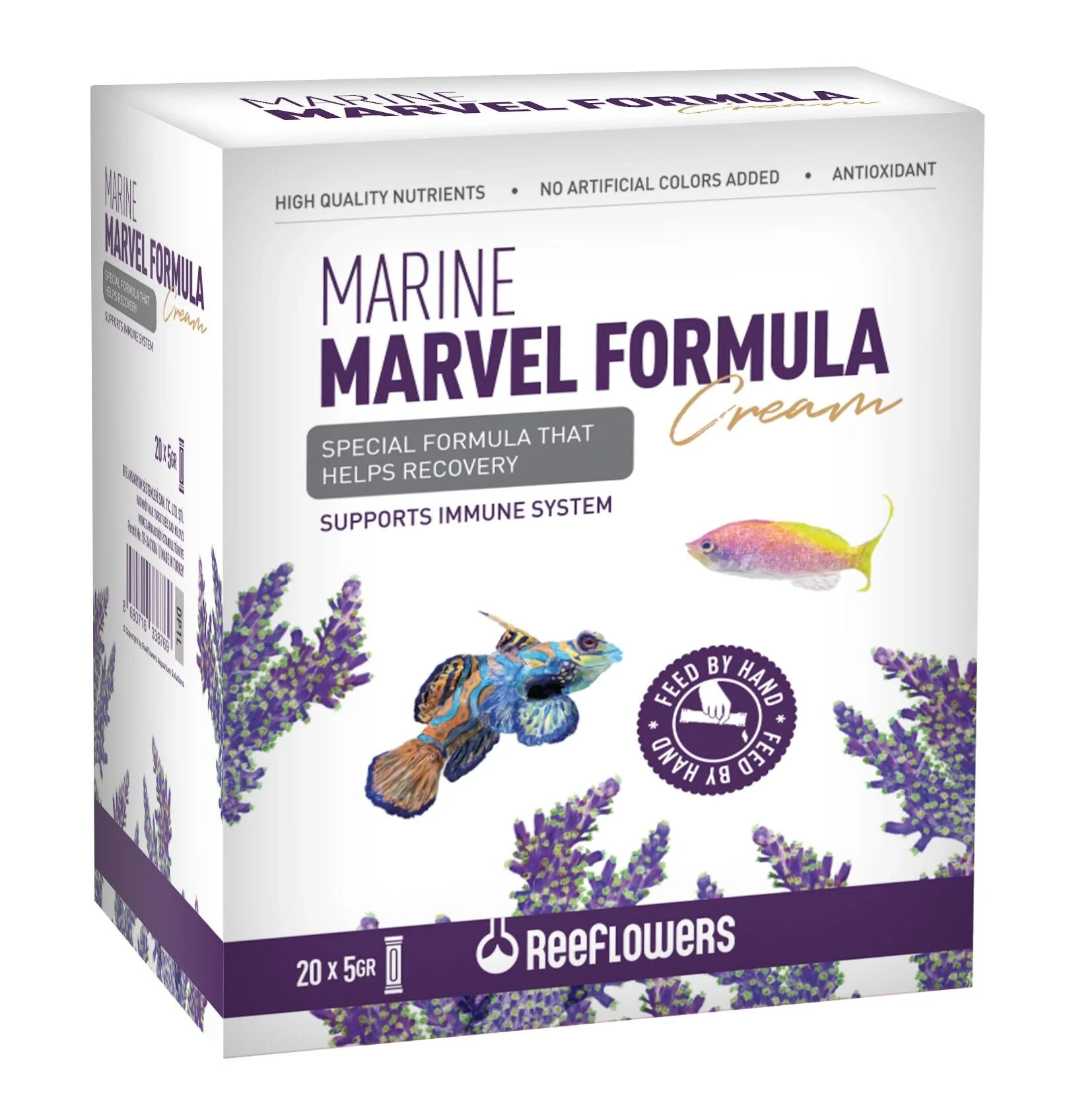 Reeflowers Marine Marvel Formula Balık Yemi 5 Gr 20'li