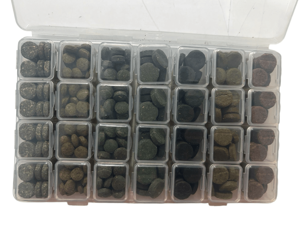 Pleco Vatoz Türlerine Özel 7 Çeşit Tablet Yem Paketi 