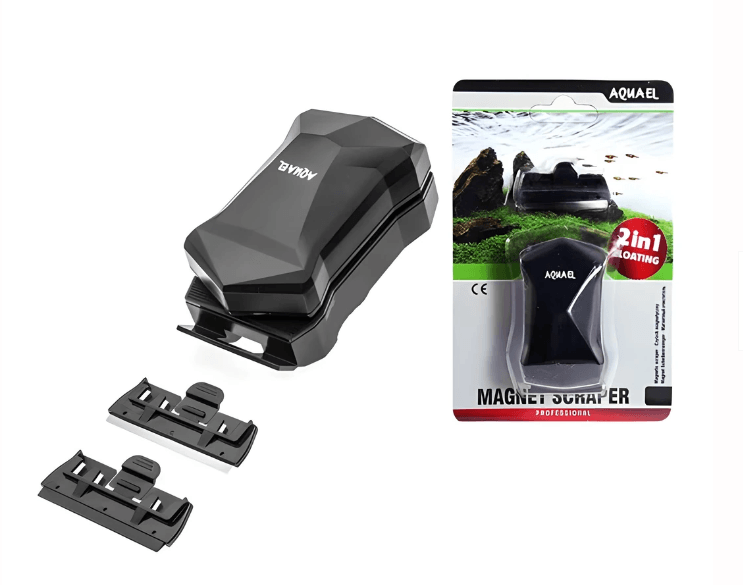 Aquael 2in1 Mıknatıslı Kazıyıcılı Cam Sileceği S 6mm