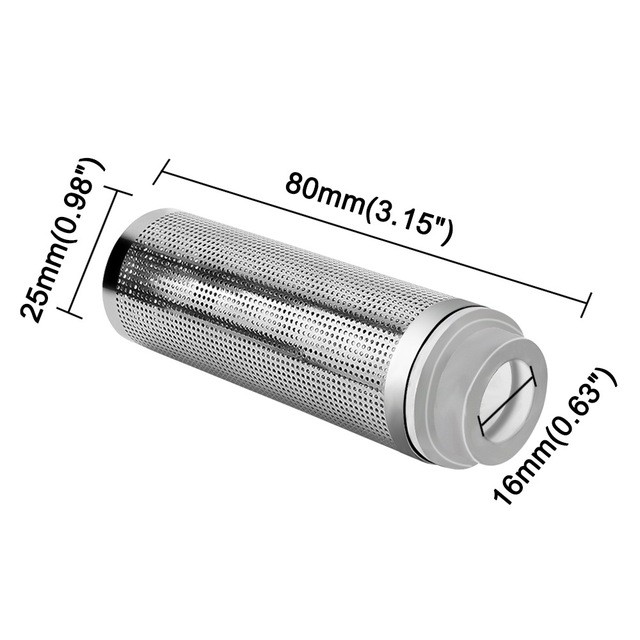 Filtre Emiş Süzgeci 16mm Sert - Karides ve Yavru Balıklara Özel