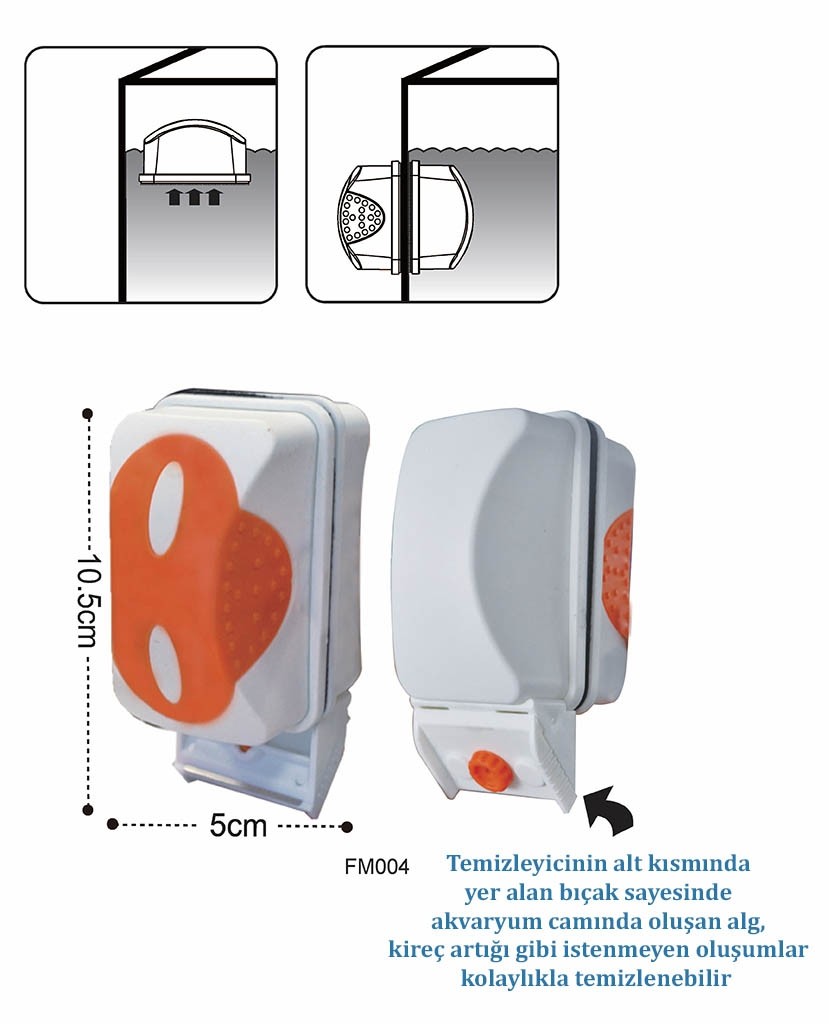 Dophin FM004 Mıknatıslı Bıçaklı Cam Silecek