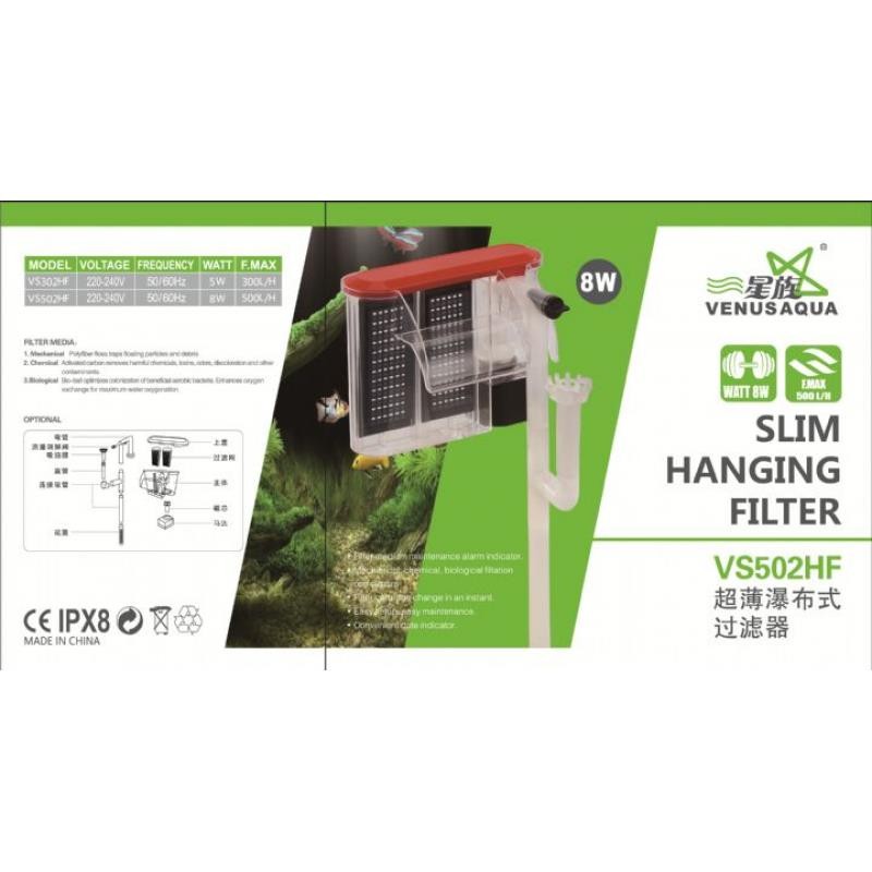 Venus Aqua VS-502HF İnce Askılı Filtre