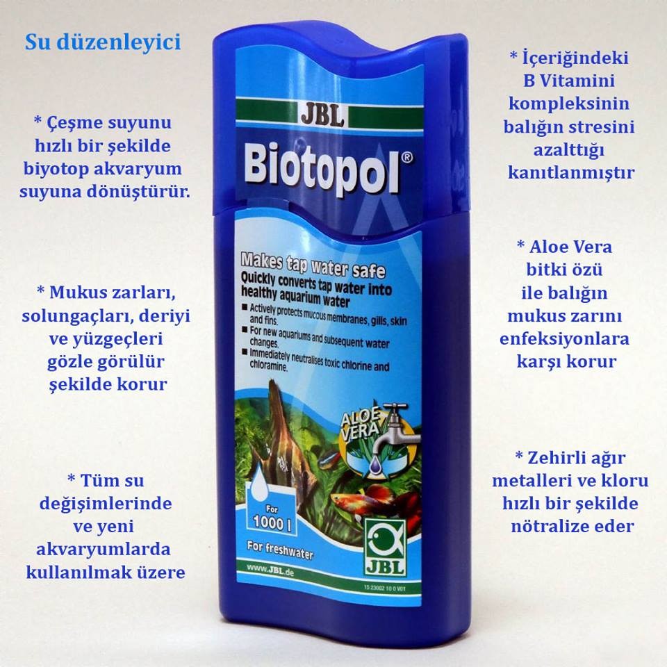 JBL BİOTOPOL 100 ML SU DÜZENLEYİCİ