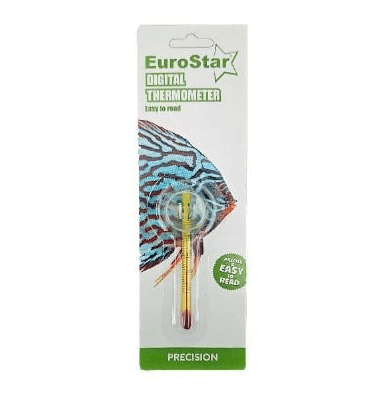 EuroStar Sarı Cam Civalı Derece 6 cm Termometre
