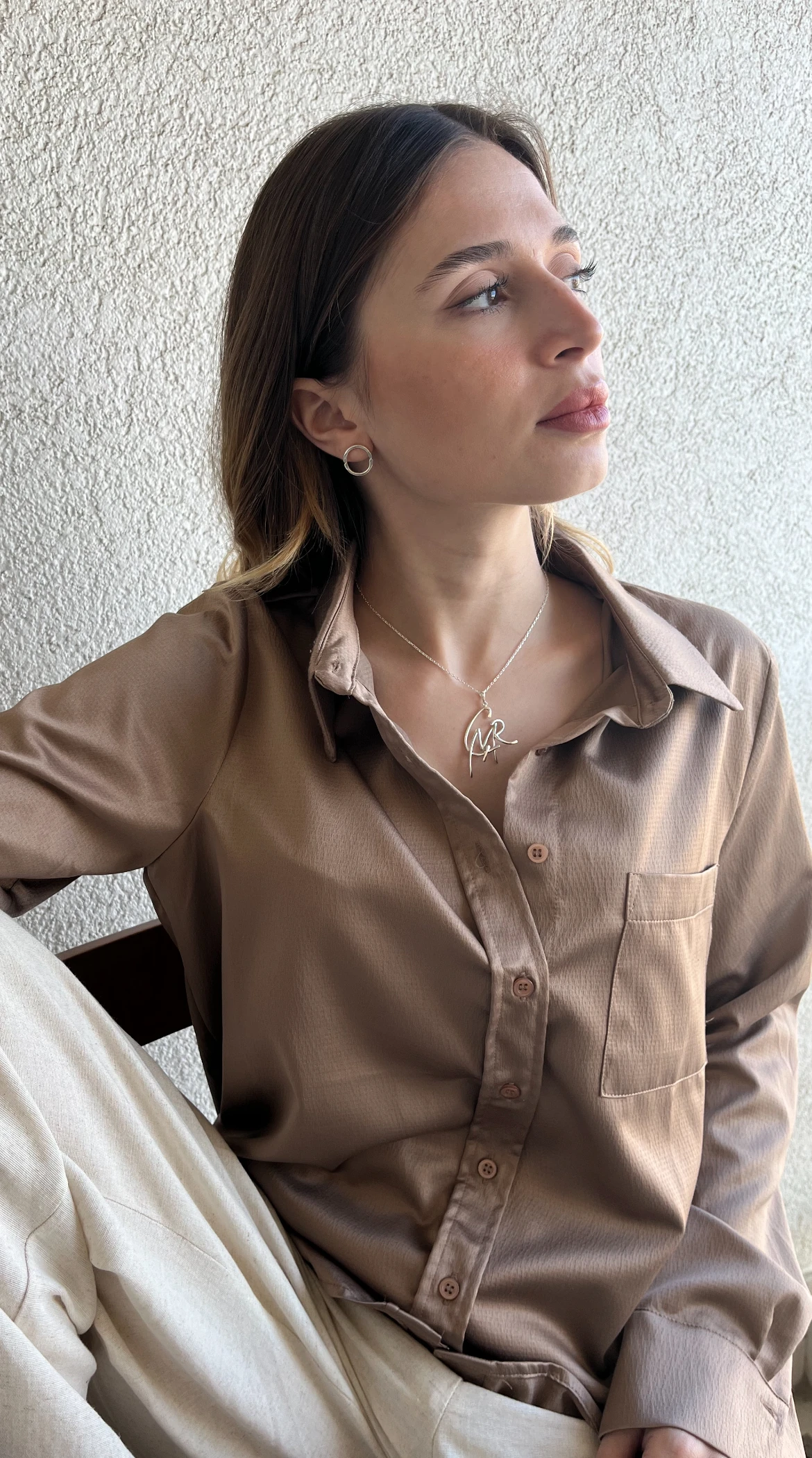 Üçlü Harf Kolye - ÇMR