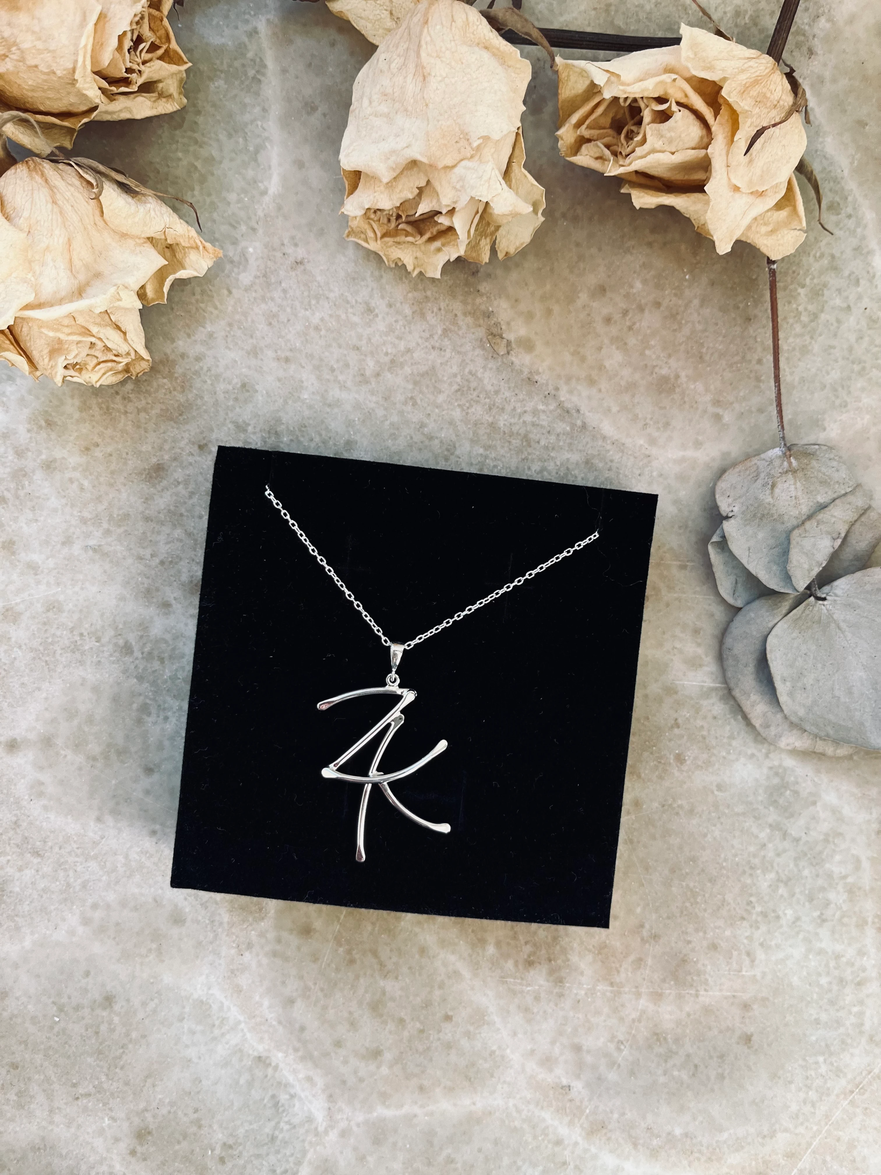 İkili Harf Kolye -ZK