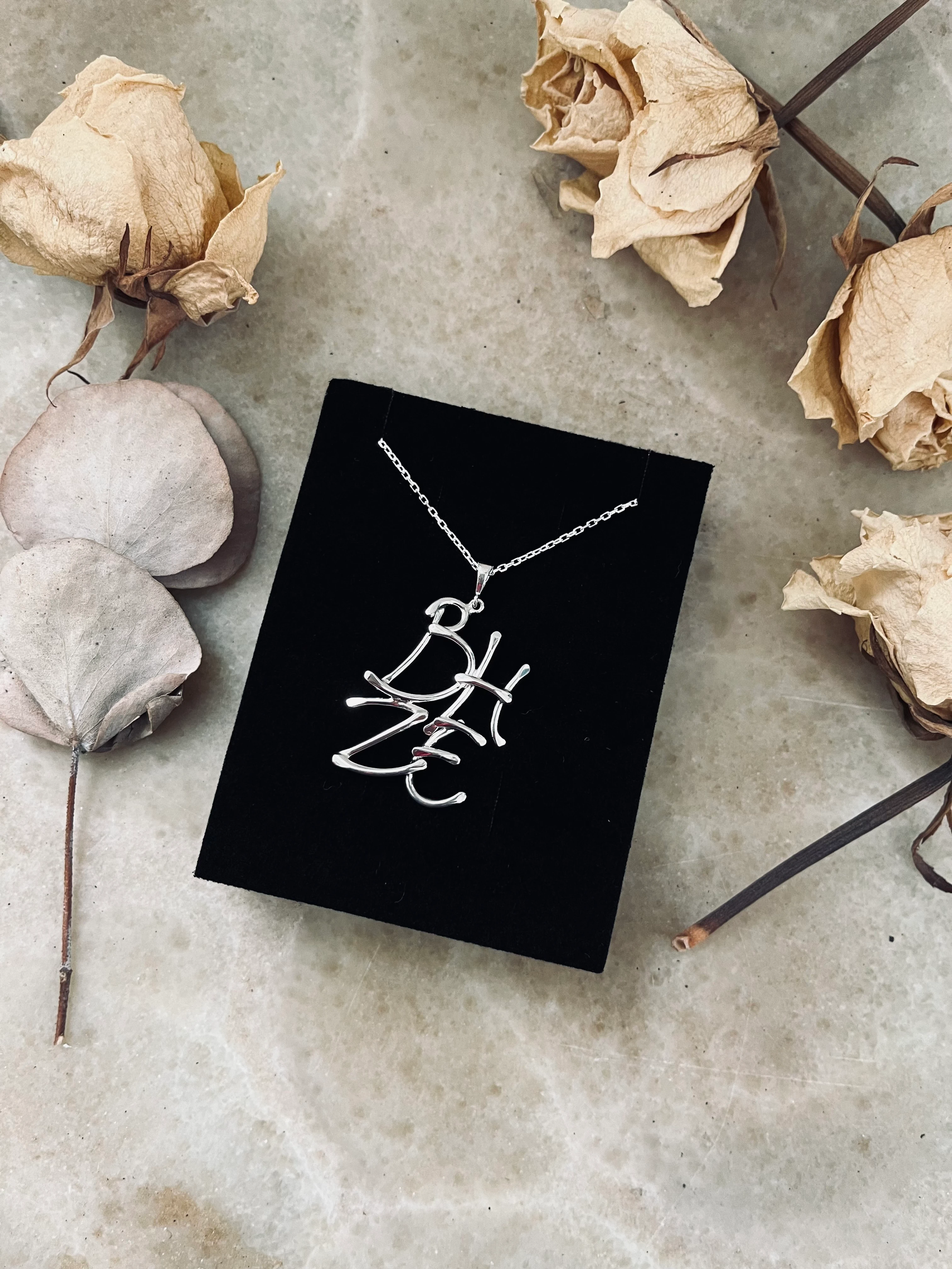 Dörtlü Harf Kolye -BHZE