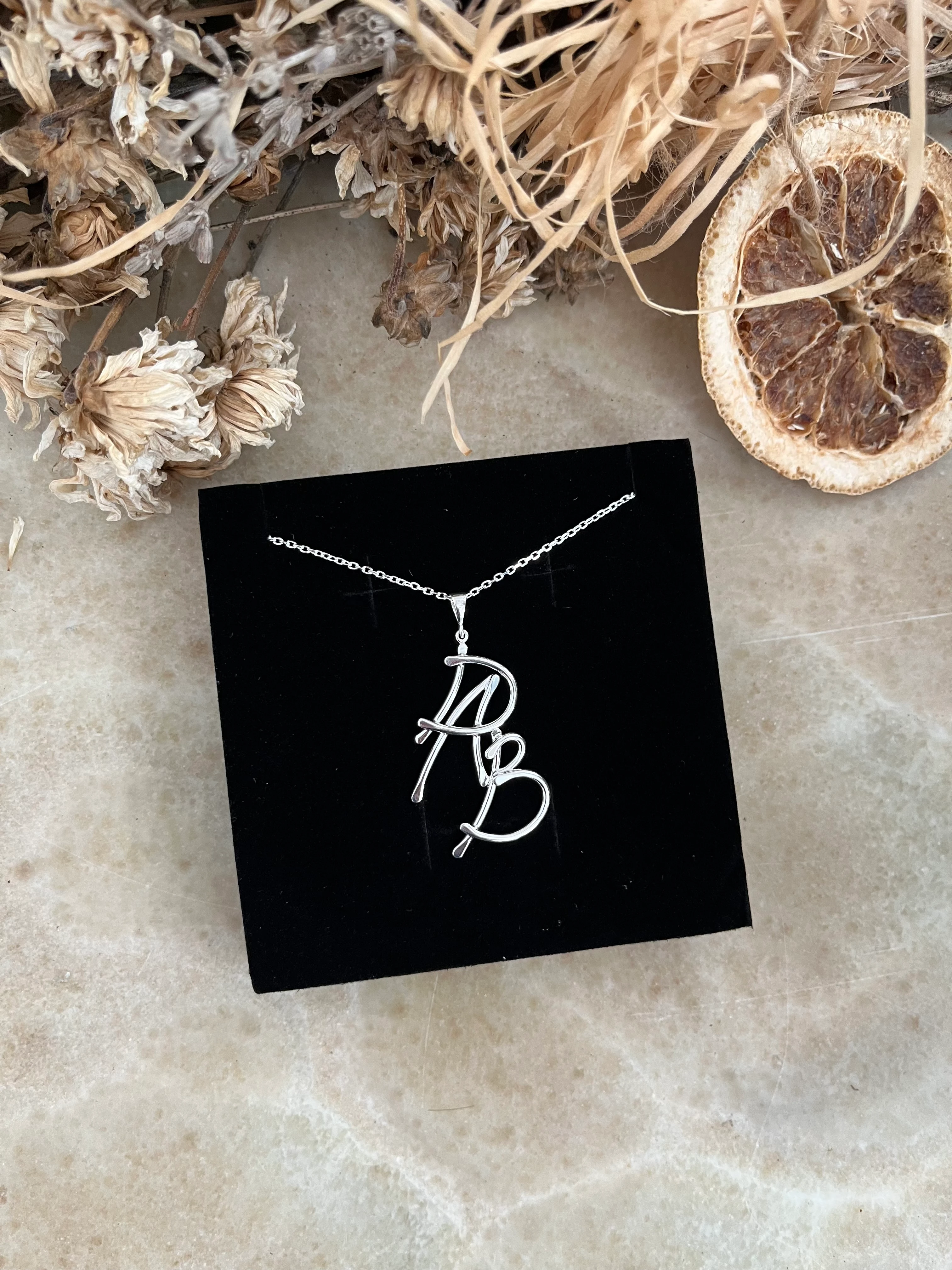 Üçlü Harf Kolye - DAB