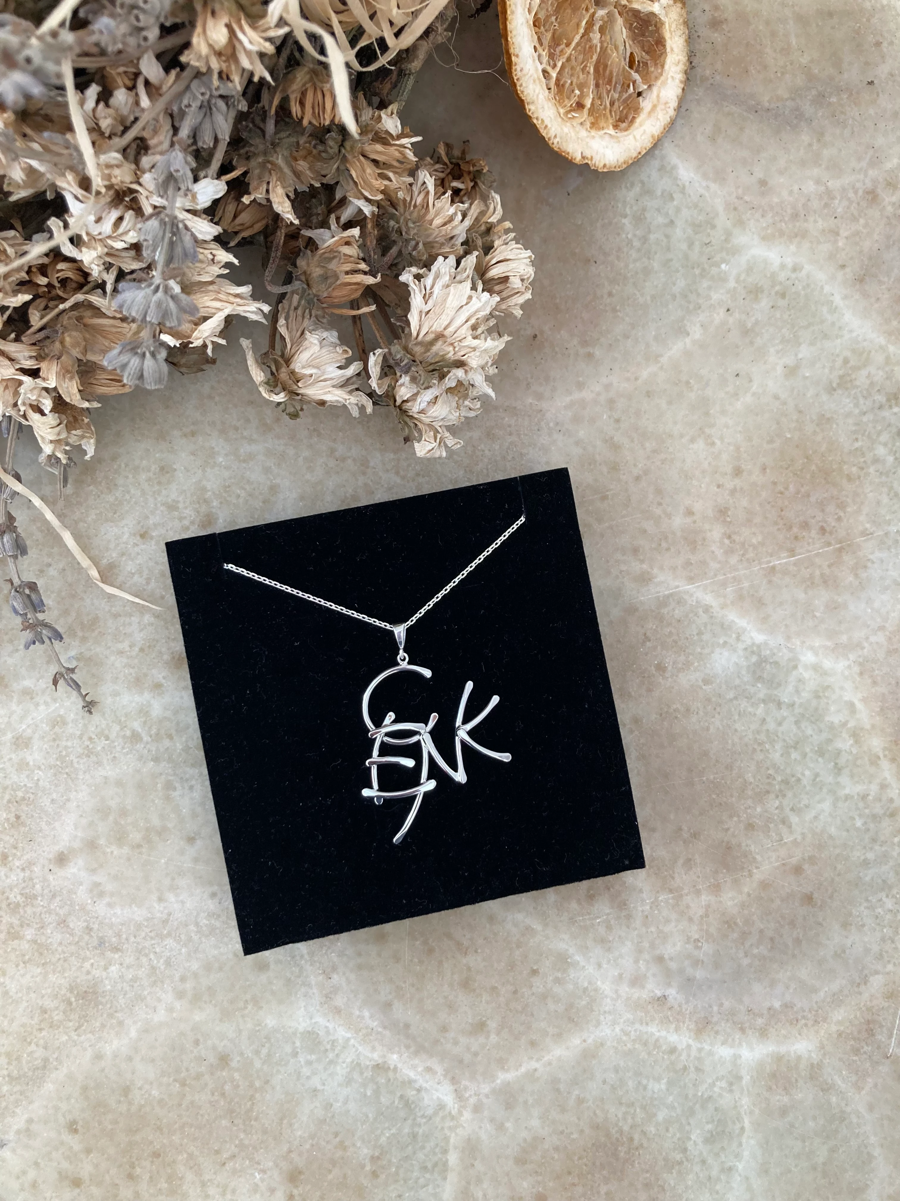 Dörtlü Harf Kolye -CENK