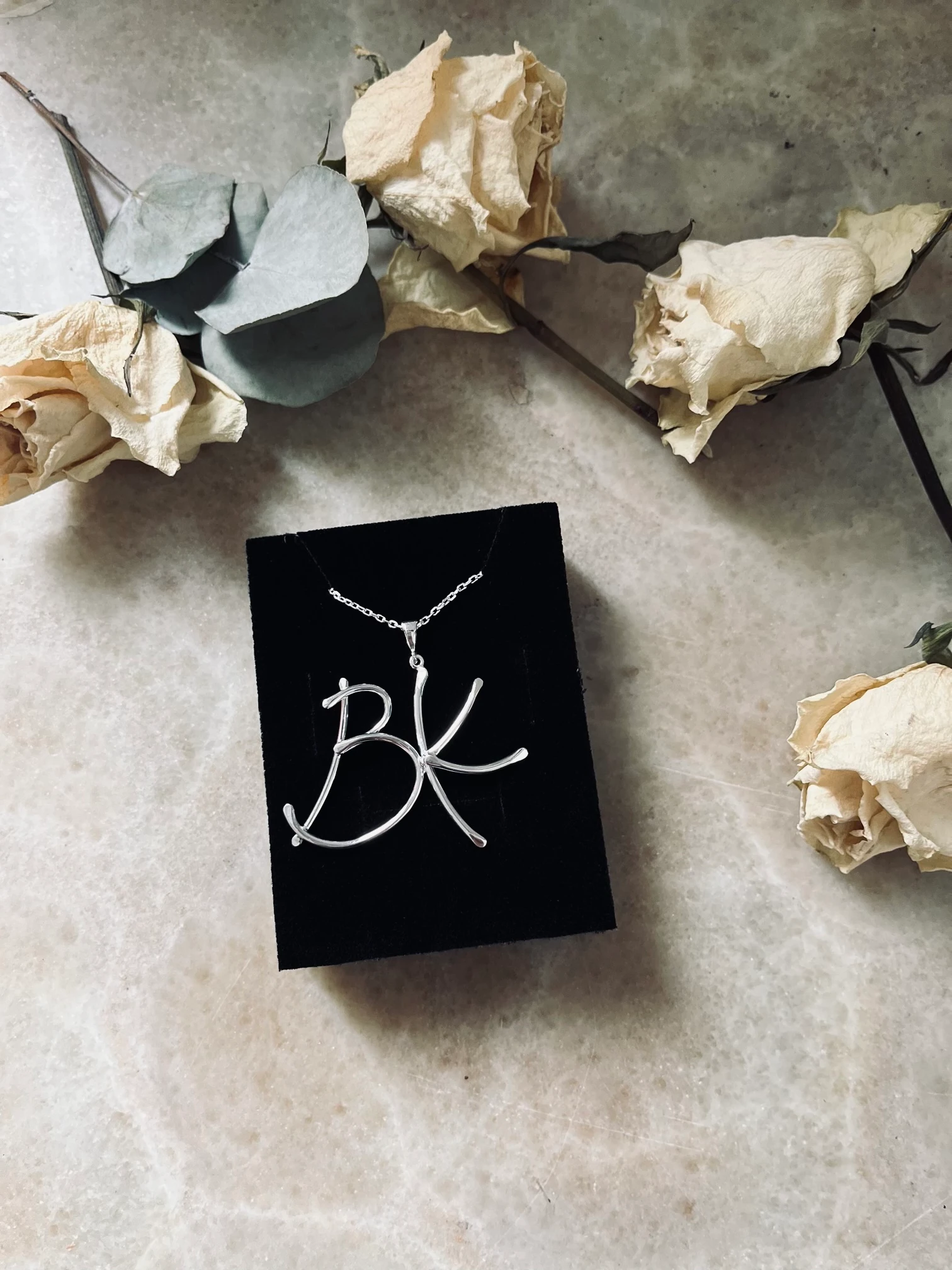 İkili Harf Kolye - BK