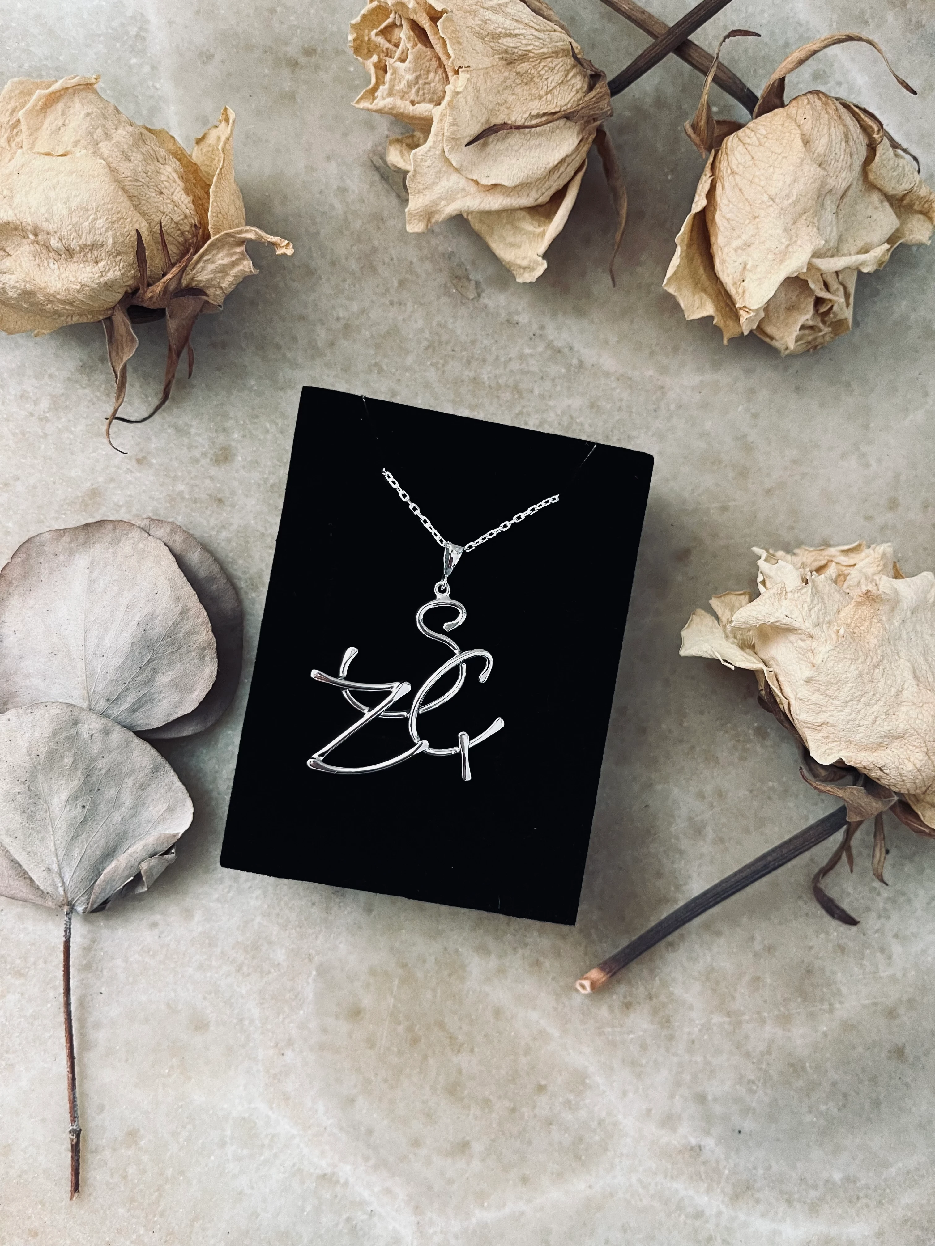 Üçlü Harf Kolye - SZÇ