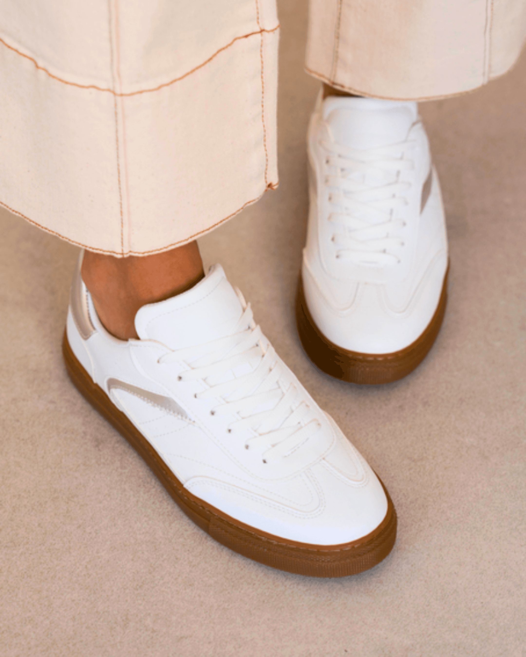 Way Retro Sneaker - Beyaz