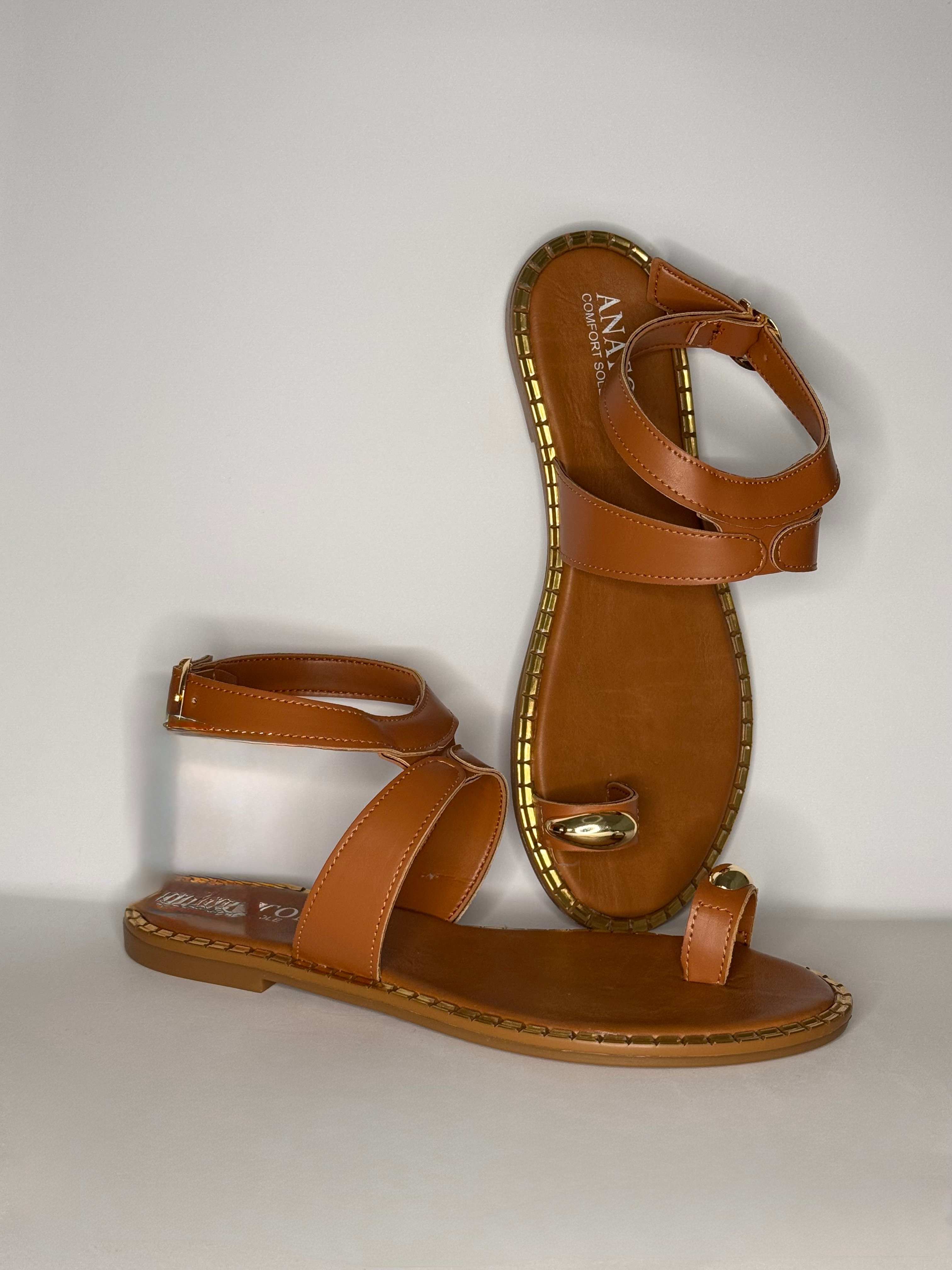 Dare Gold Detaylı Anatomik Parmak Arası Sandalet