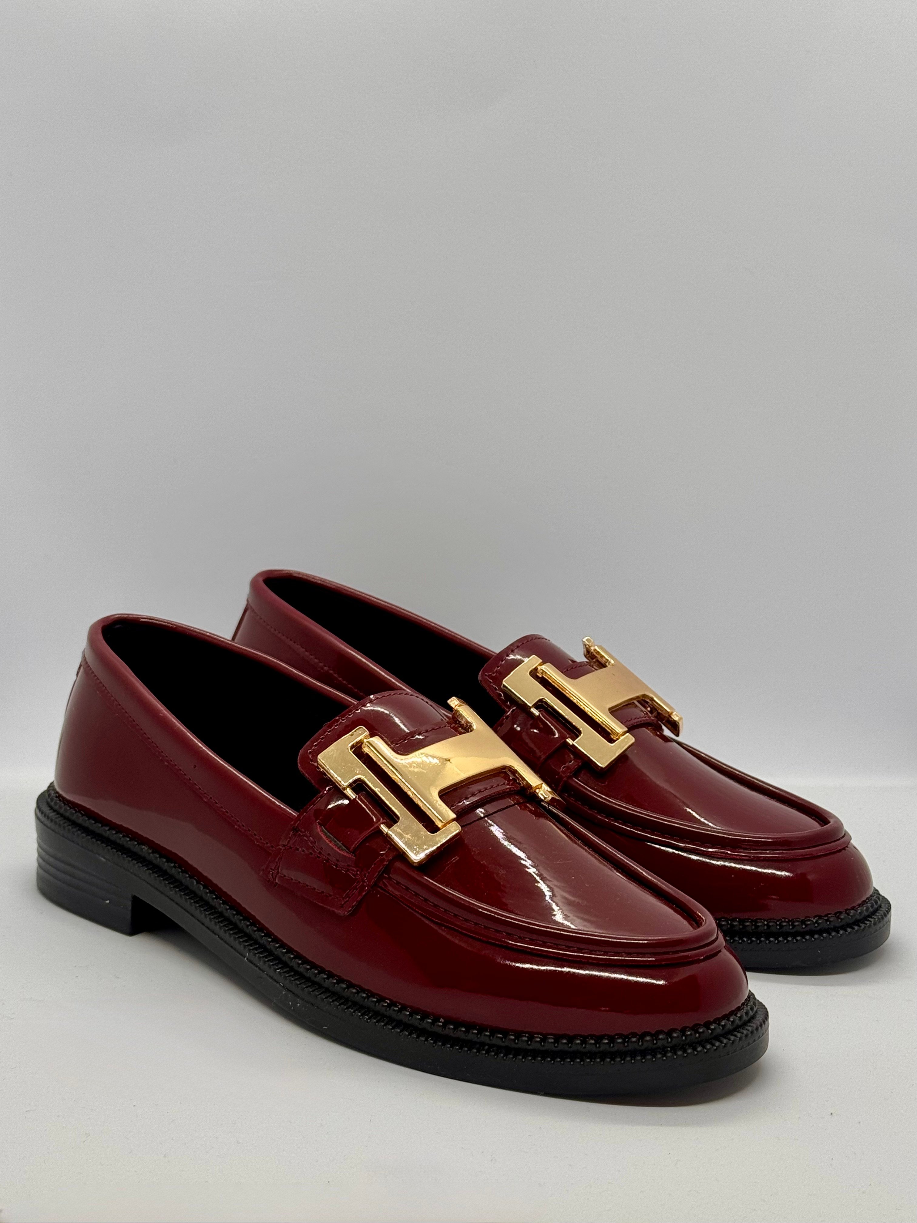 Hunter Rugan Tokalı Loafer - Bordo
