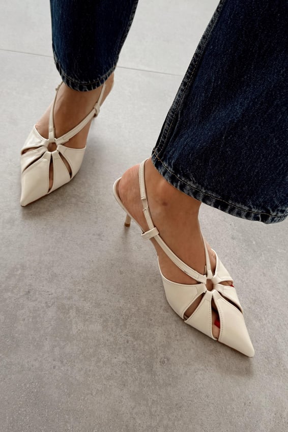 Cecilio Pencere Detaylı Stiletto