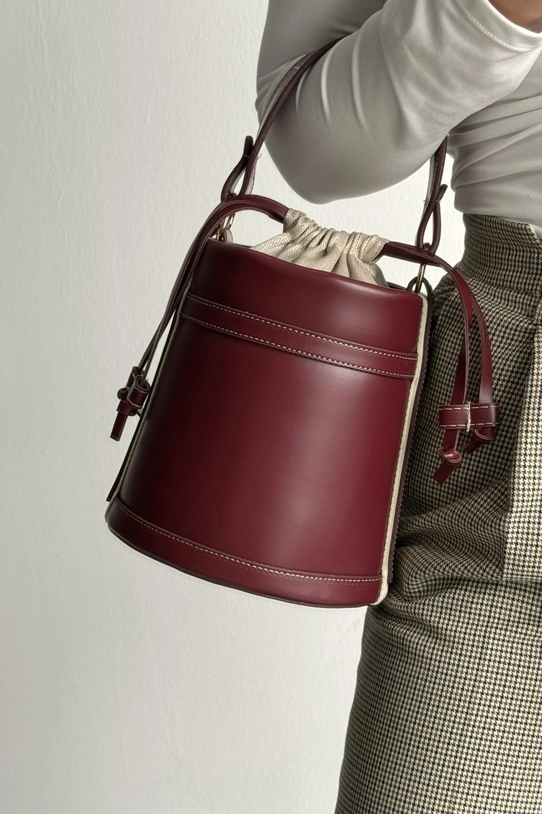 Katie Bucket Çanta - Bordo