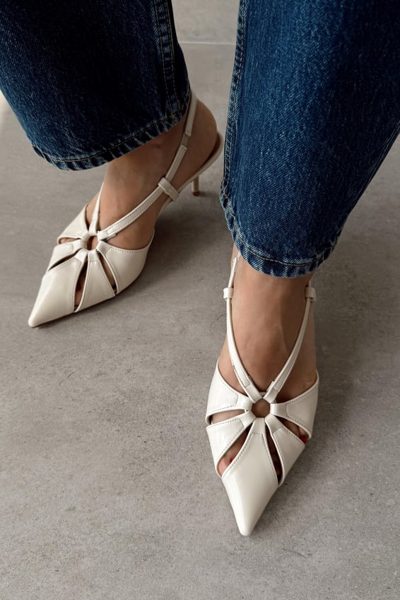 Cecilio Pencere Detaylı Stiletto