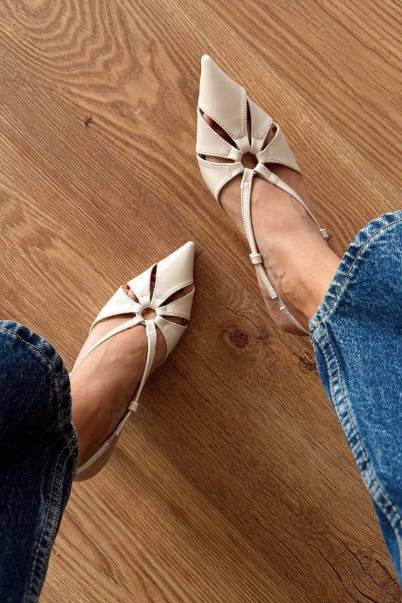 Cecilio Pencere Detaylı Stiletto