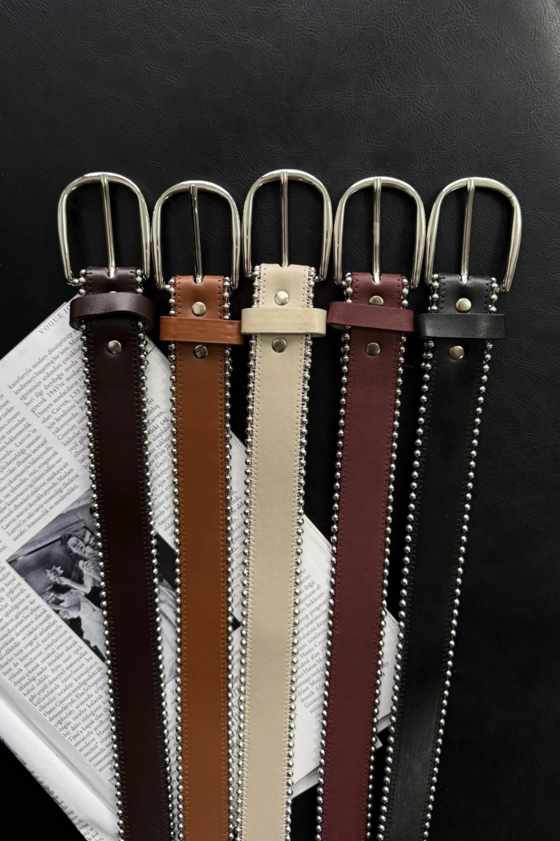 Wild Silver Tokalı Metal İşlemeli Kemer