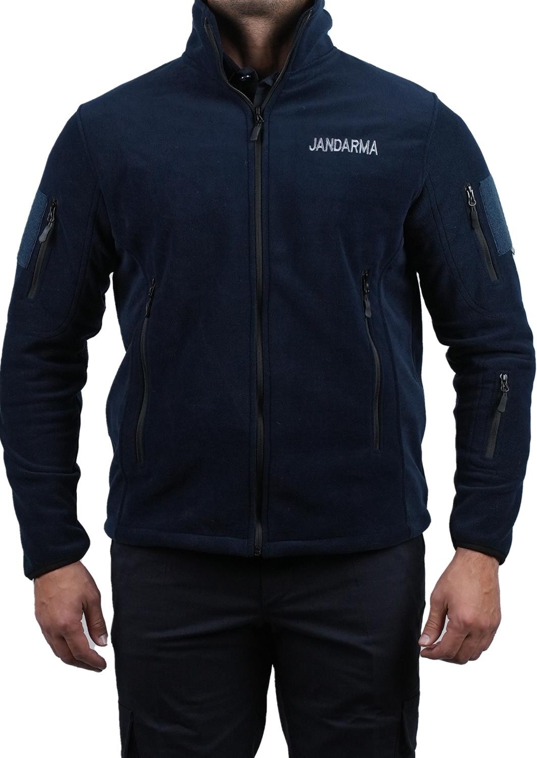 Jandarma Asayiş Polar Ceket, Reflektörlü Polar Mont