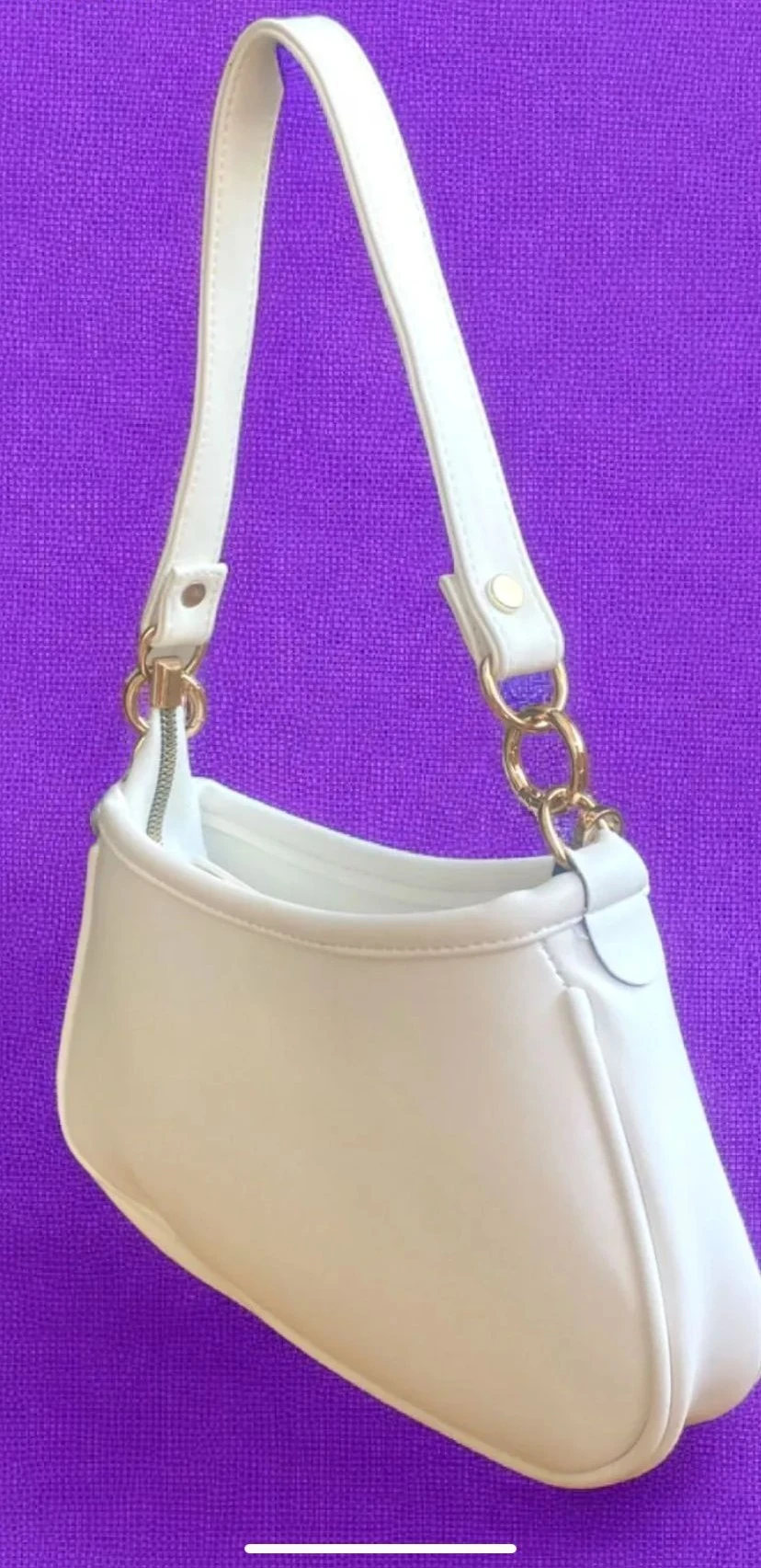 Farme Baget ve Çapraz Çanta - Beyaz