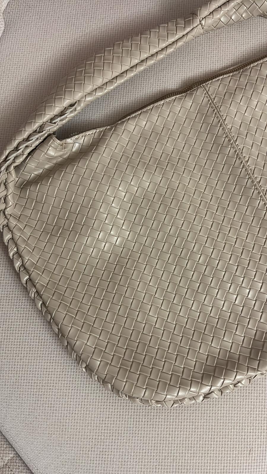 Spicy Geniş Omuz Çantası  - Beyaz