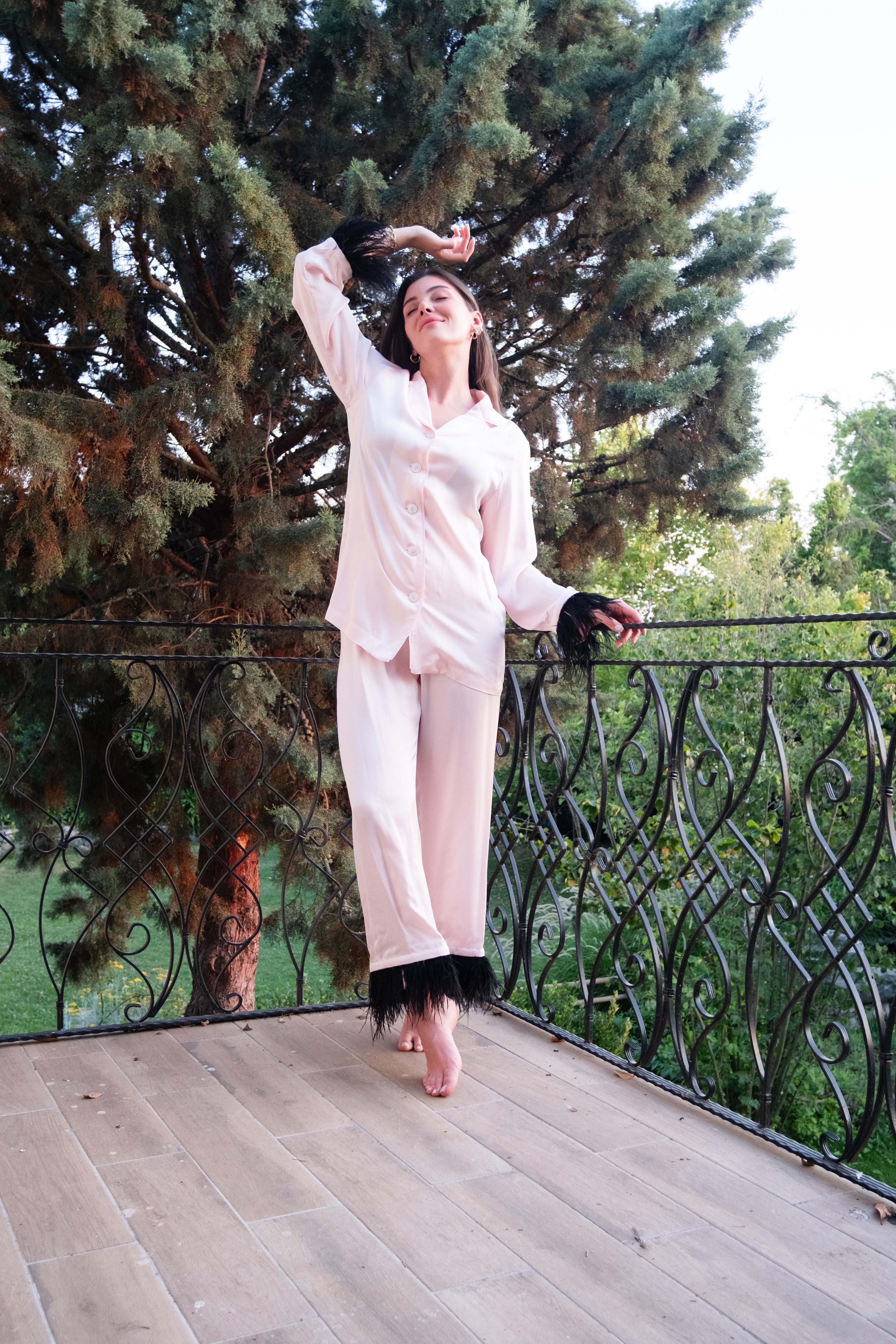 Chic Pajama Set in Pink