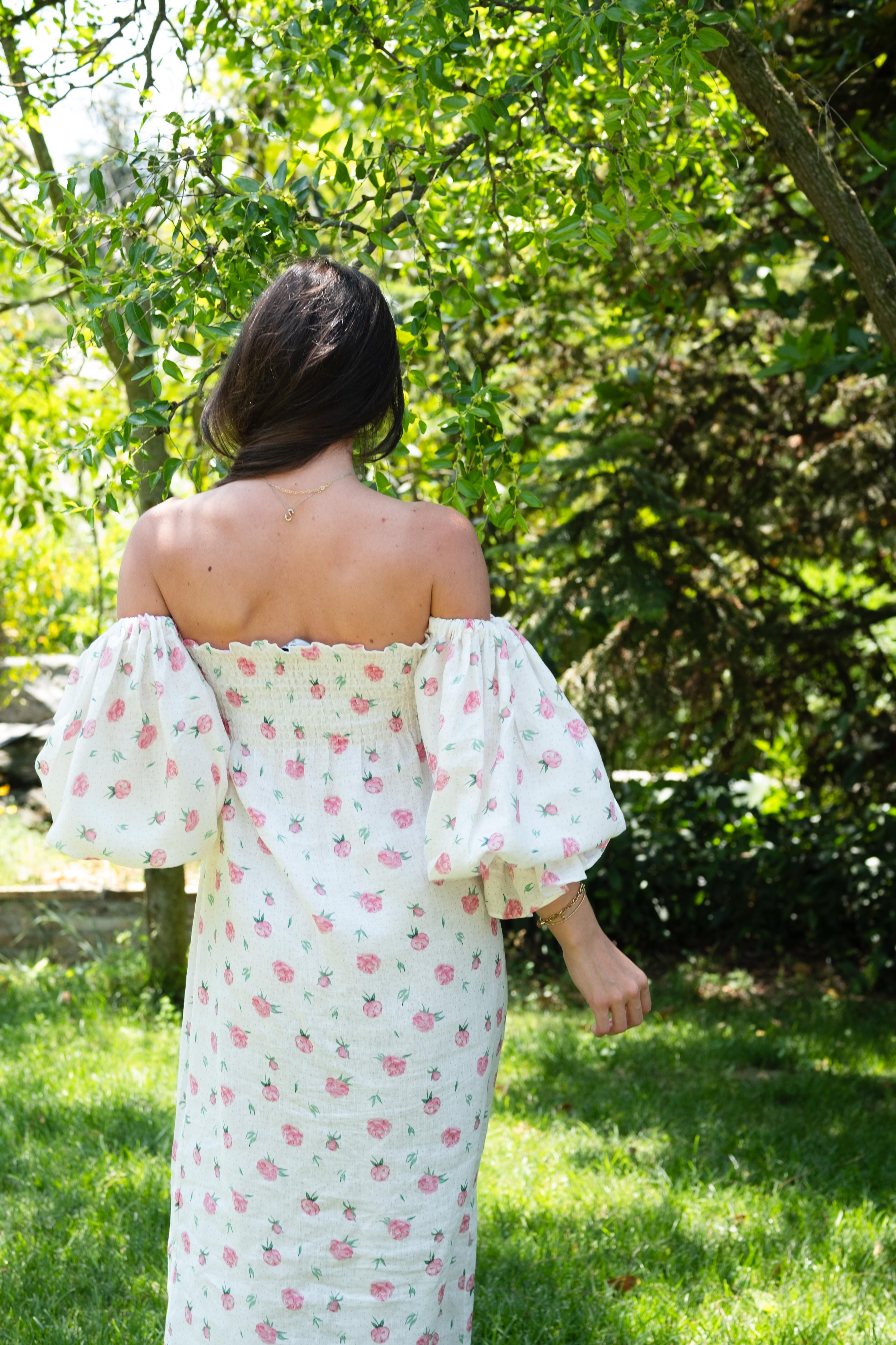 Carine Dress in Peony