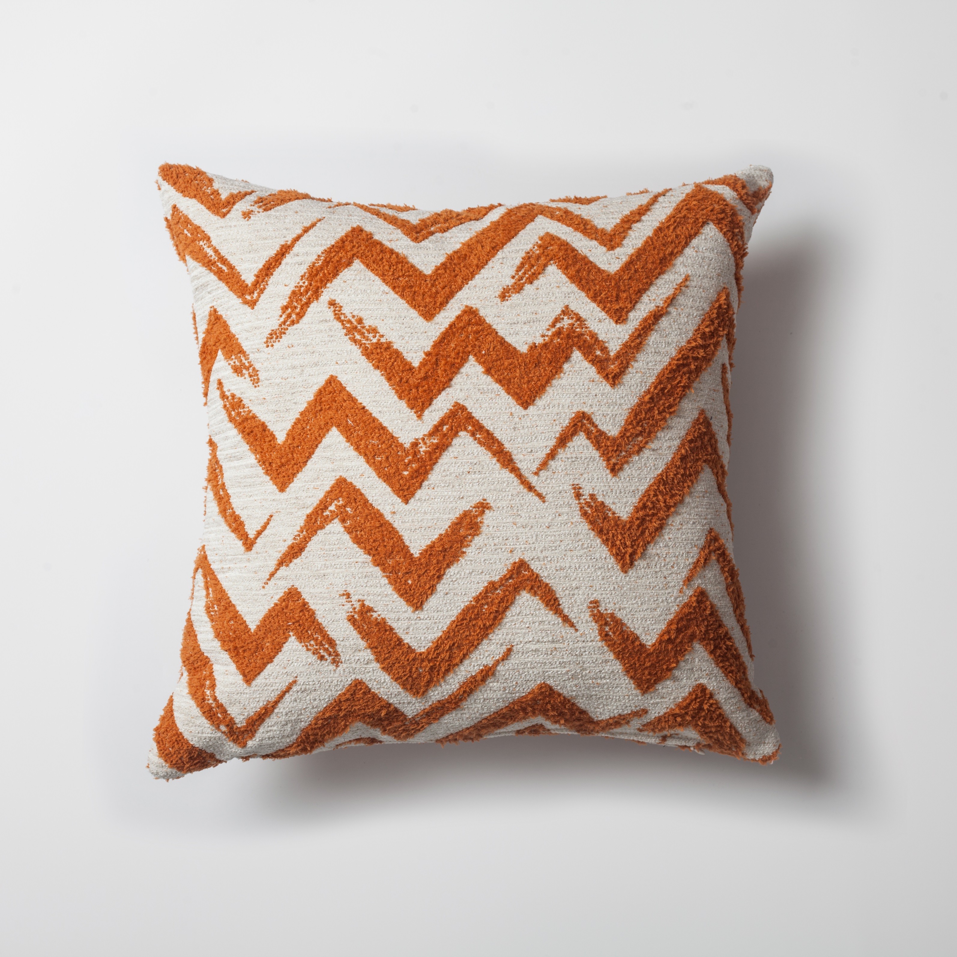 "Symi" - Decorative Pillow - 3-Piece Combo Set - Orange (Cover Only)
