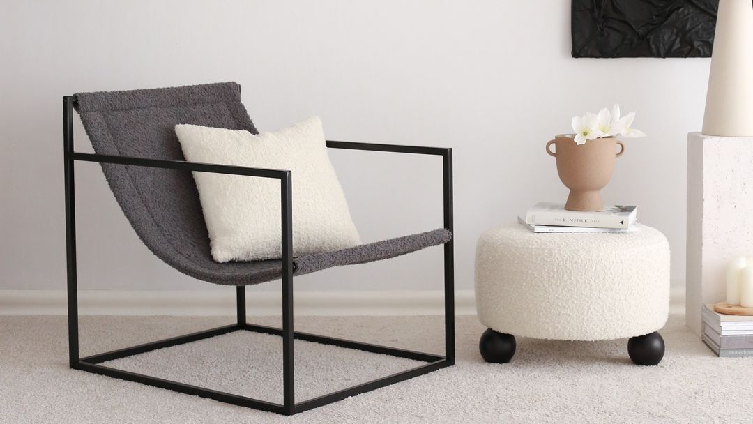 Bernie Chair Metal Koltuk - Antrasit