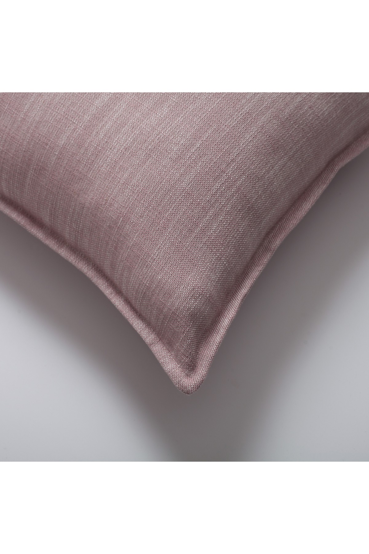 "Porto" - Linen Square Pillow 20x20 Inch - Pink (Cover Only)