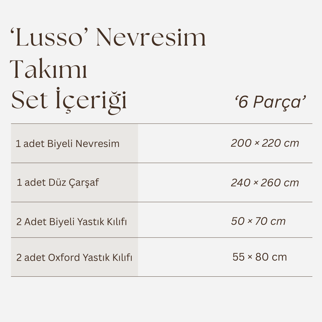 " Lusso & Loom " Nevresim Takımı + Runner 2 Yastıklı Set - Koyu Gri