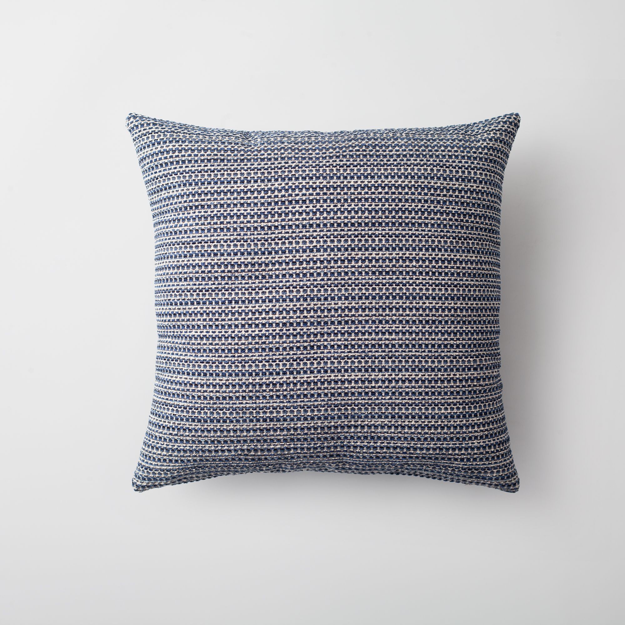 " Kraft " - Dokulu Natural Hareketli Desenli Kırlent 45x45 Lacivert